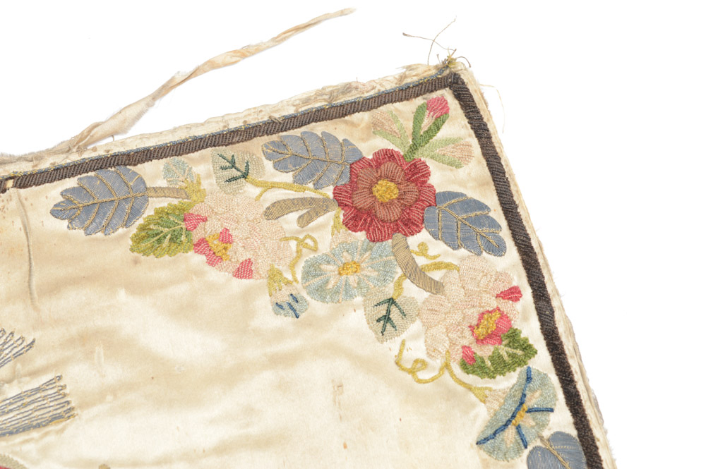 Antique Mexican Needlework Chalice Veil