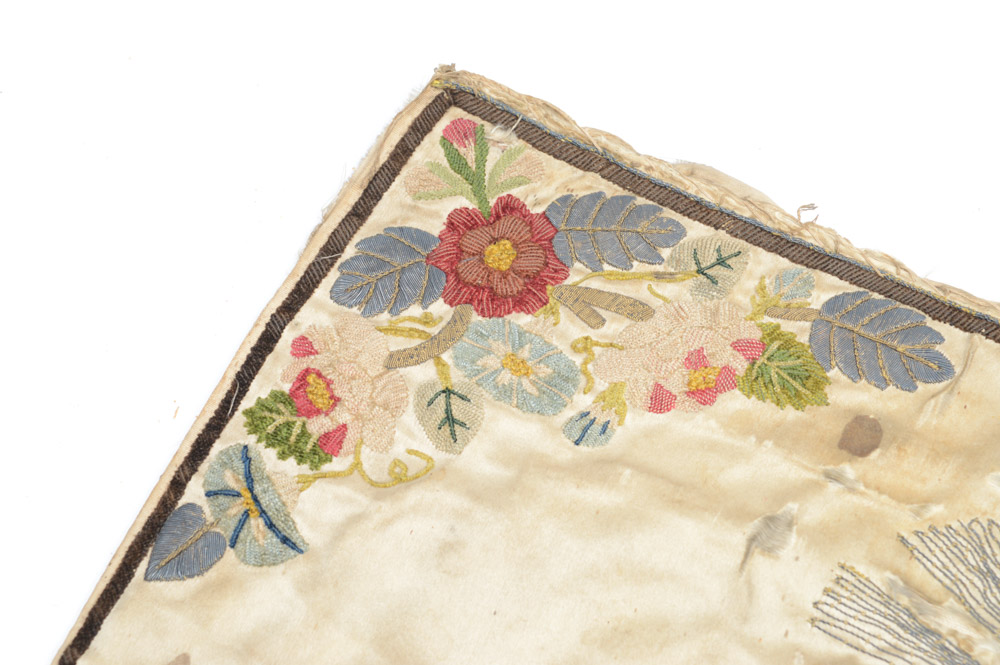 Antique Mexican Needlework Chalice Veil