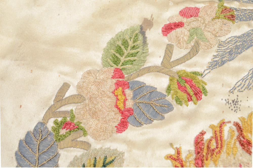 Antique Mexican Needlework Chalice Veil