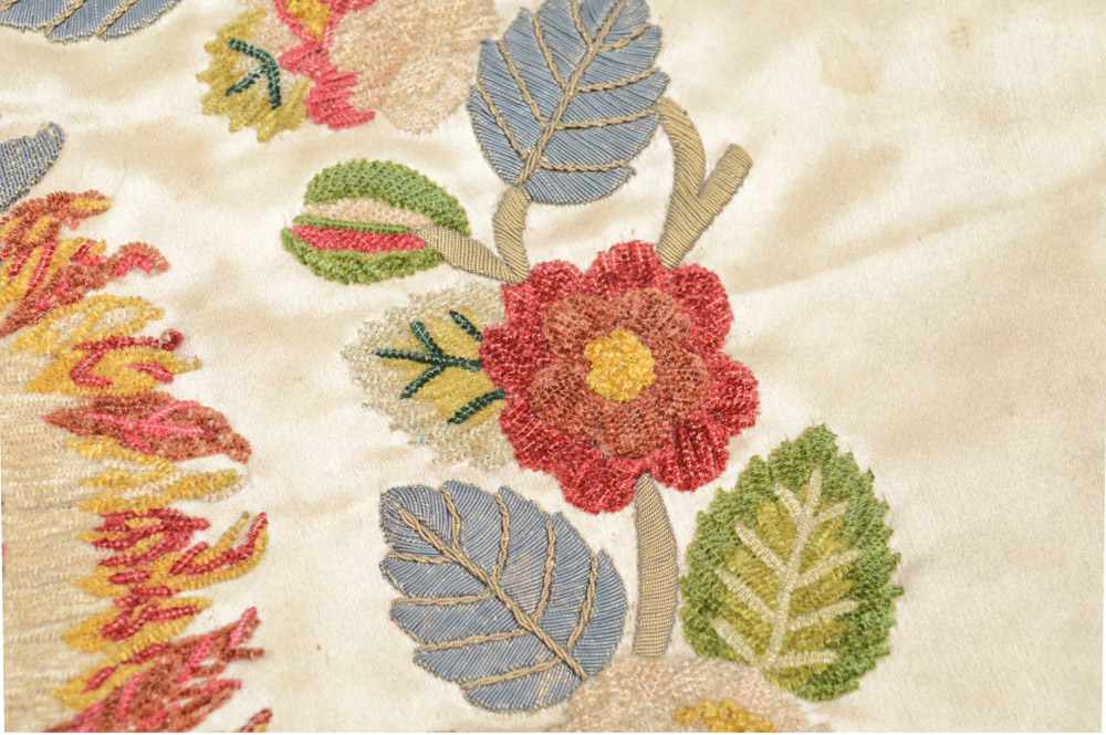 Antique Mexican Needlework Chalice Veil