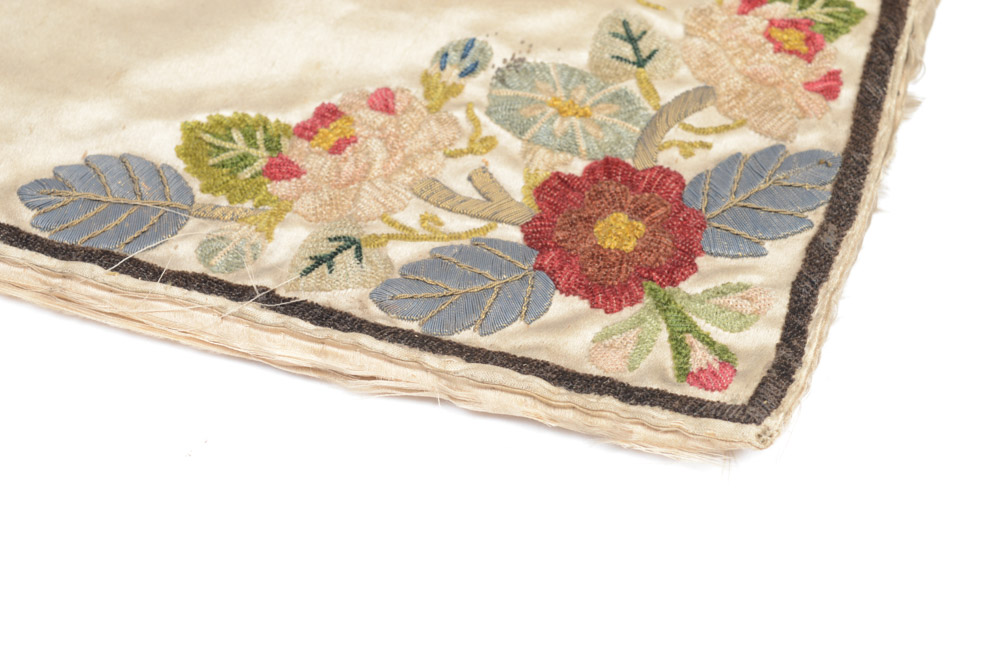 Antique Mexican Needlework Chalice Veil