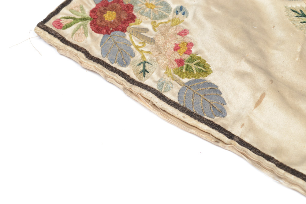 Antique Mexican Needlework Chalice Veil