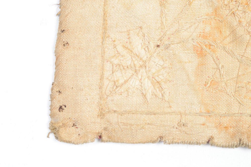 Antique Mexican Beaded Needlework Chalice Veil