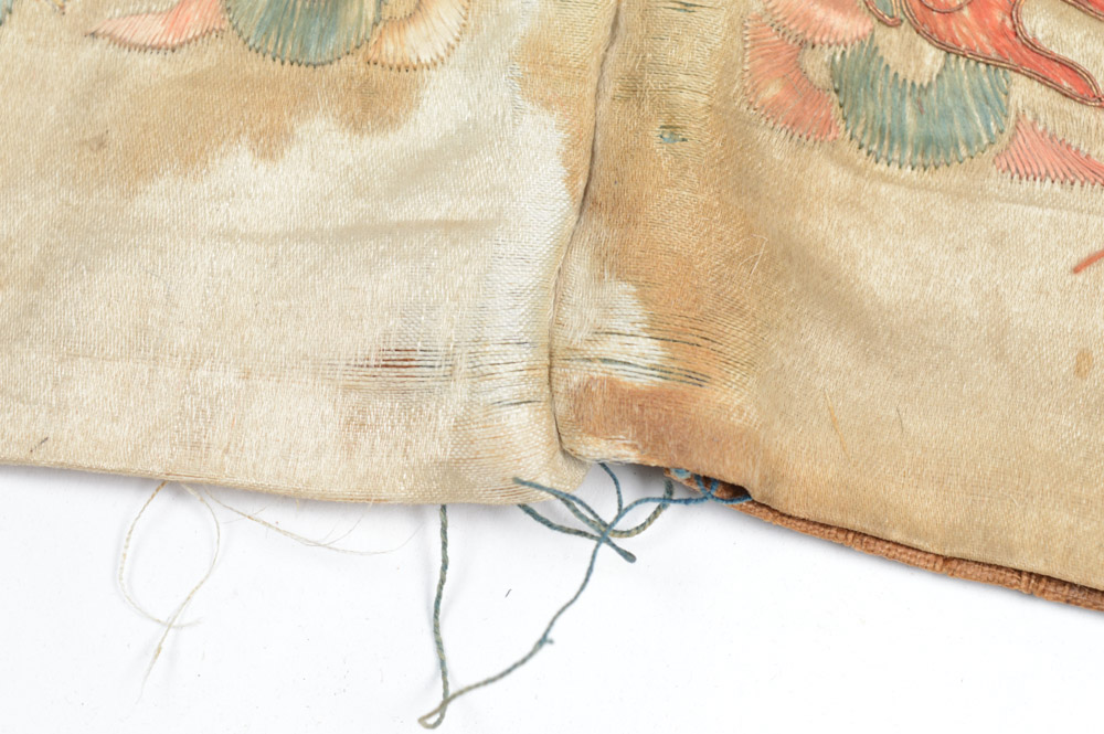 Antique Chinese Silk Embroidery Panel