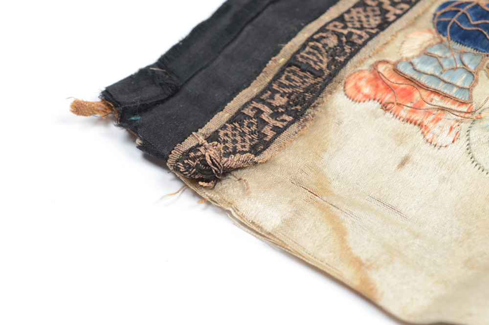 Antique Chinese Silk Embroidery Panel