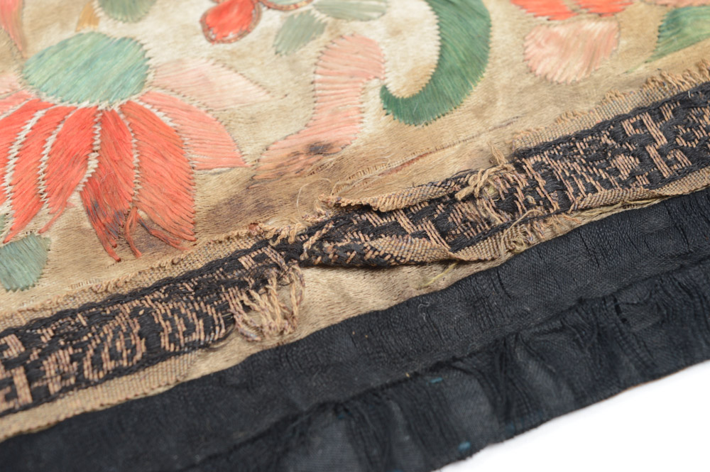 Antique Chinese Silk Embroidery Panel