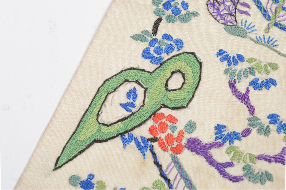 Antique Chinese Silk Embroidered Panel