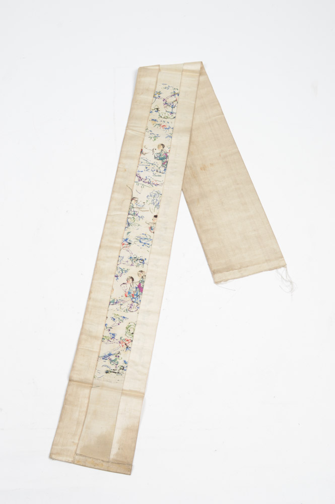 Antique Chinese Silk Embroidered Panel