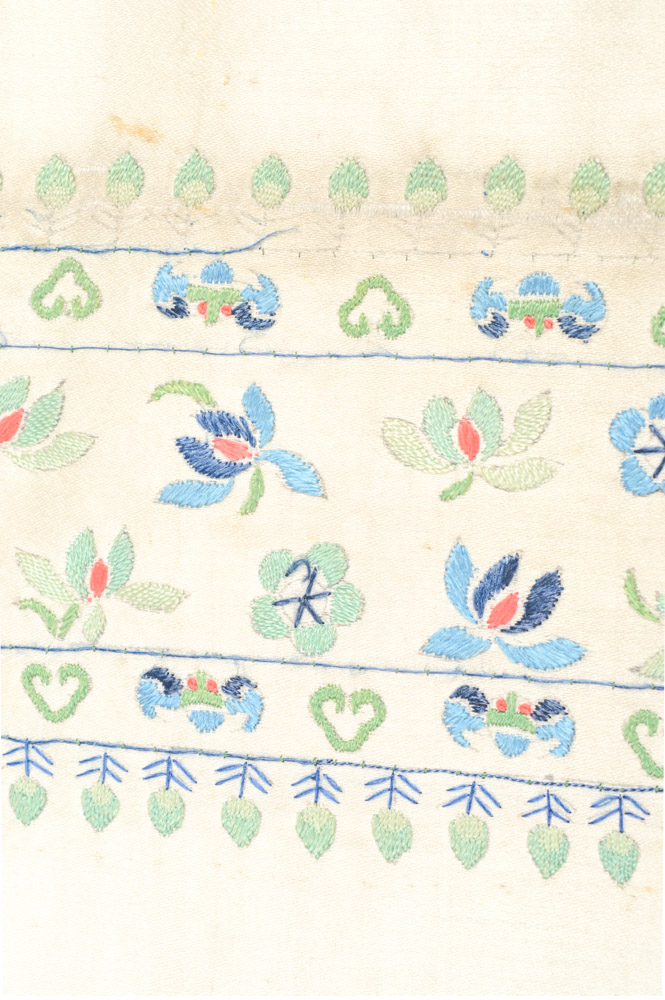 Antique Chinese Silk Embroidered Panel