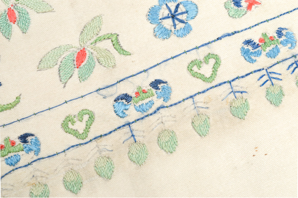 Antique Chinese Silk Embroidered Panel