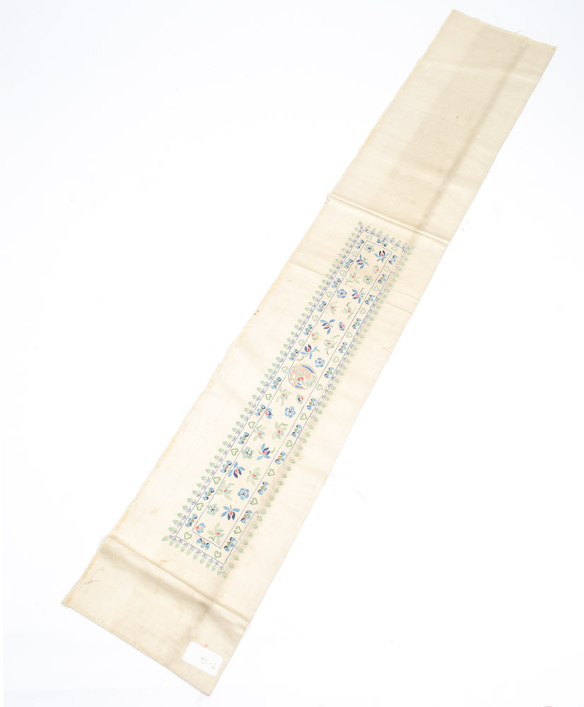 Antique Chinese Silk Embroidered Panel