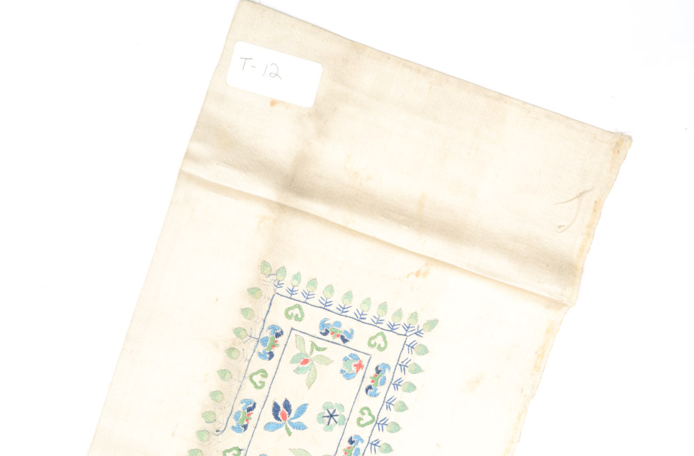 Antique Chinese Silk Embroidered Panel