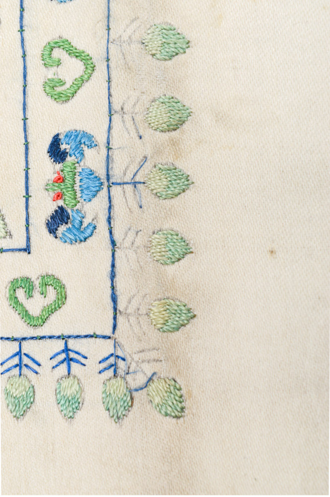 Antique Chinese Silk Embroidered Panel