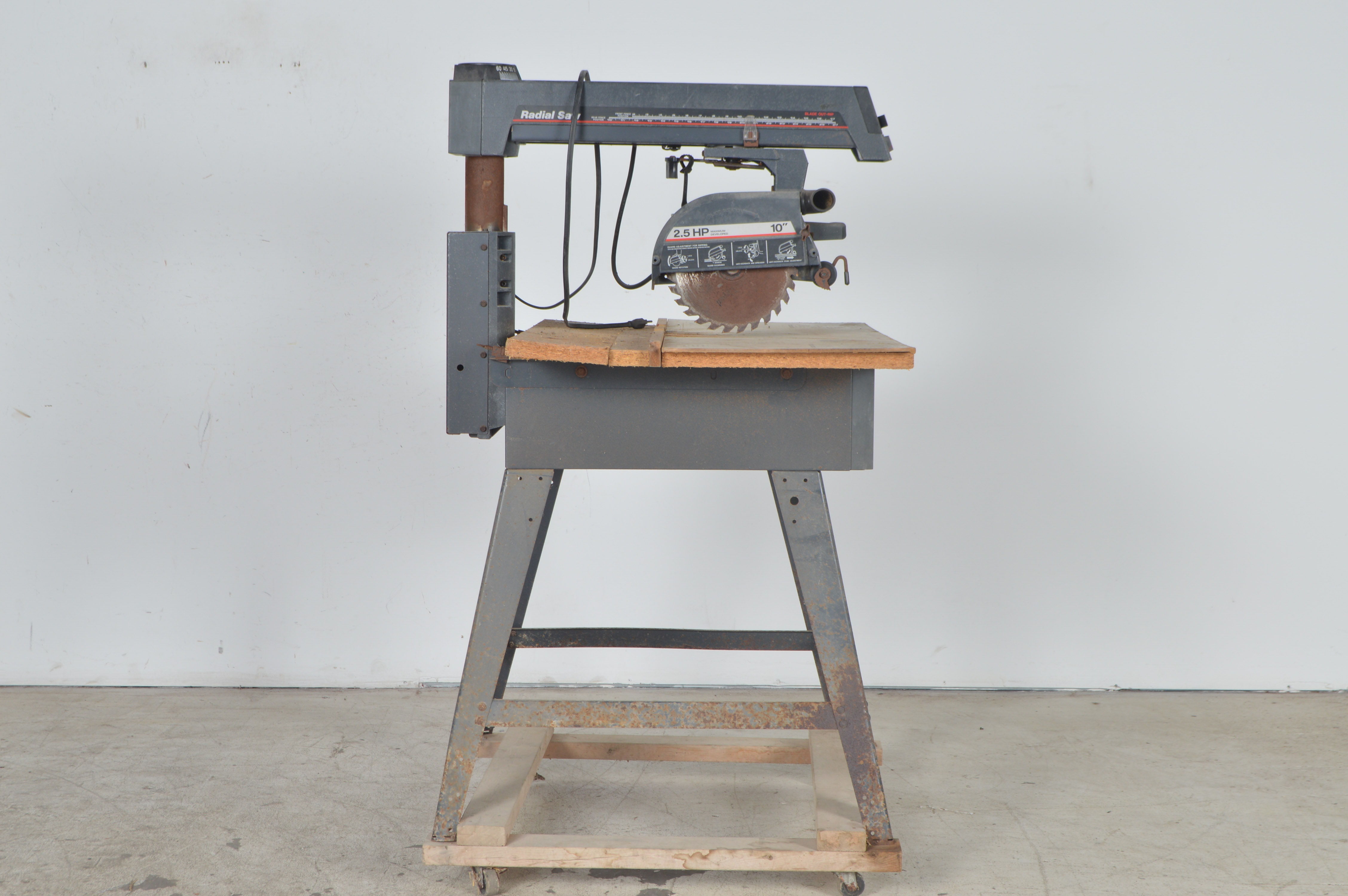 Sears-Craftsman 10" 2.5 HP Radial Saw on a Stand