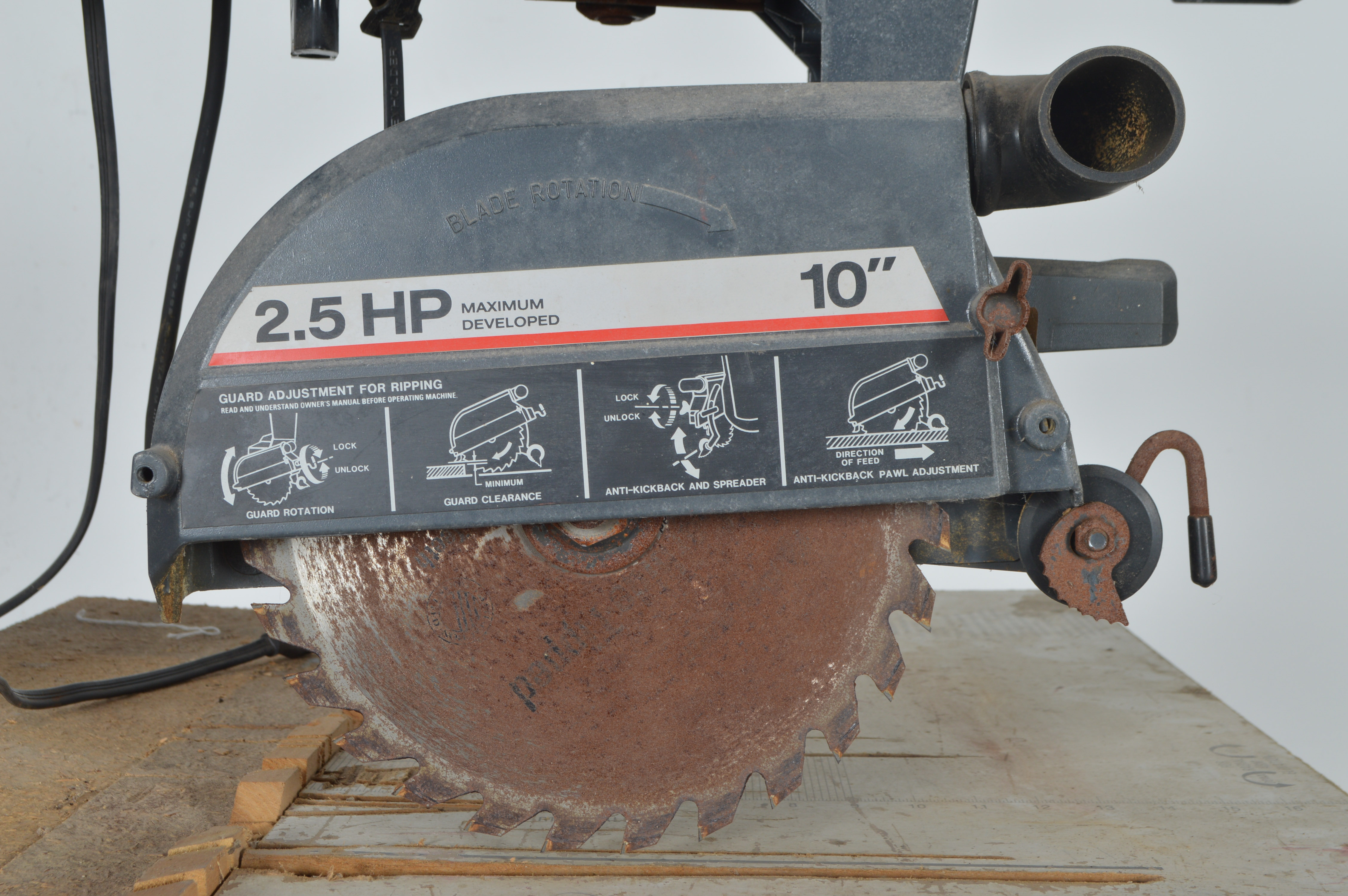 Sears-Craftsman 10" 2.5 HP Radial Saw on a Stand