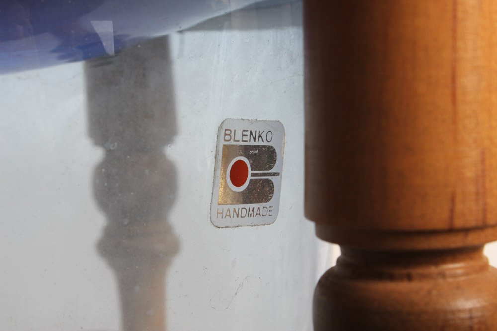 Handmade Blenko Hourglass