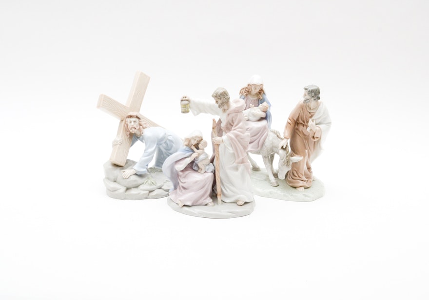 Valencia Collection Porcelain Holy Family Figurines