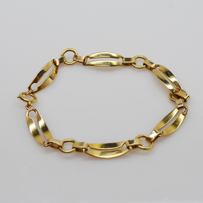 14K Yellow Gold Link Bracelet