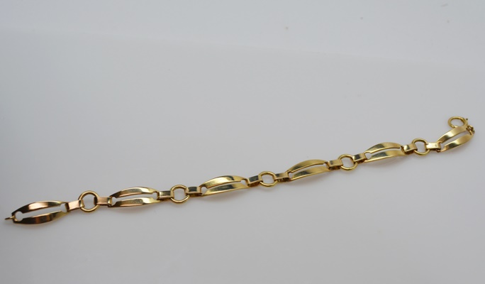 14K Yellow Gold Link Bracelet