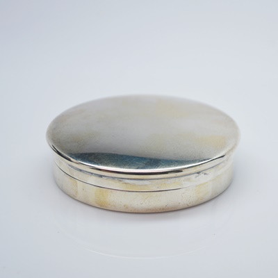 Sterling Silver Hand Wrought Compact/Pill Box