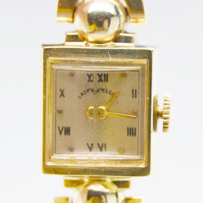 Retro Lady Elgin 14K Yellow Gold Watch