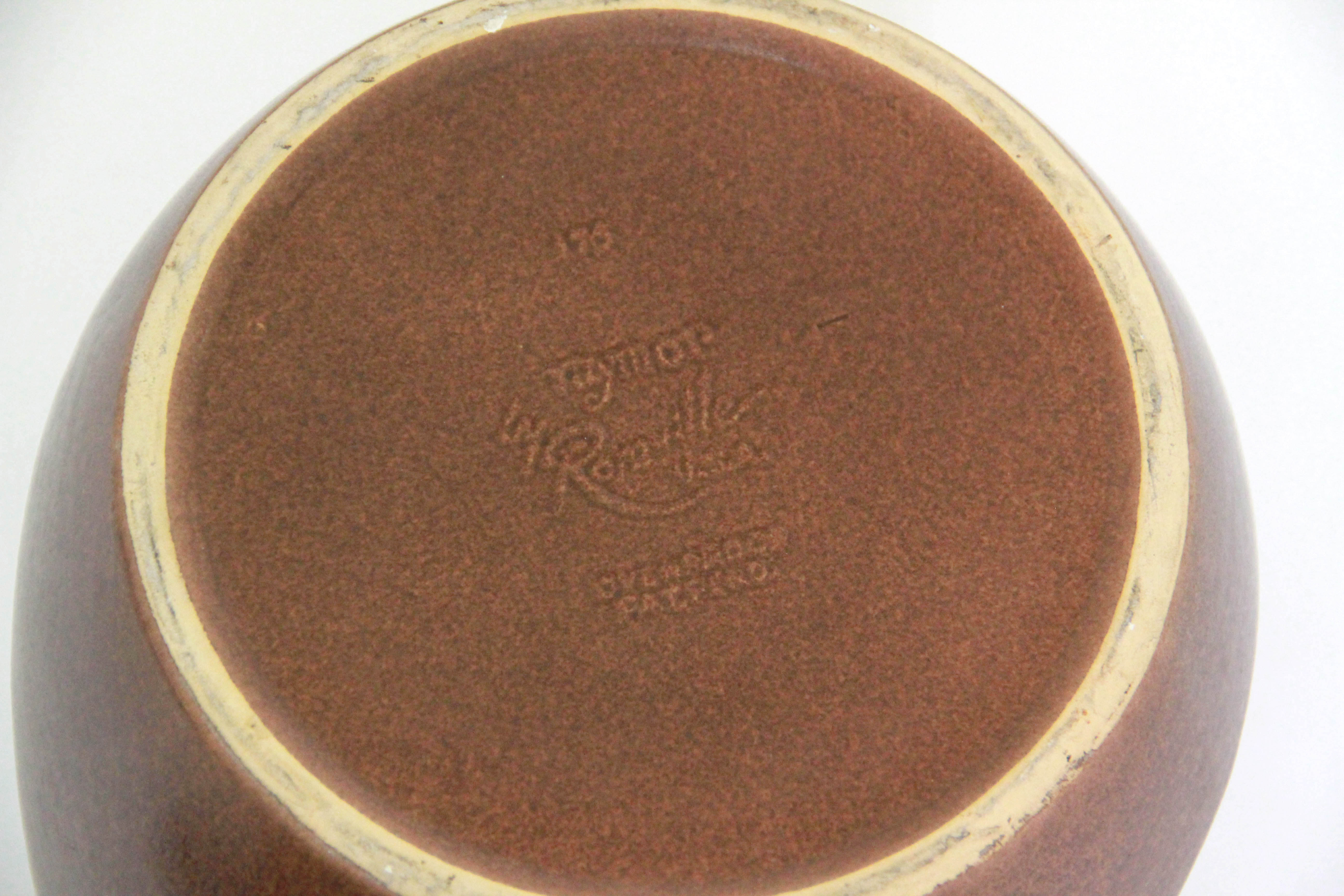 Vintage Raymor by Roseville Pottery Coffee Pot and Stand