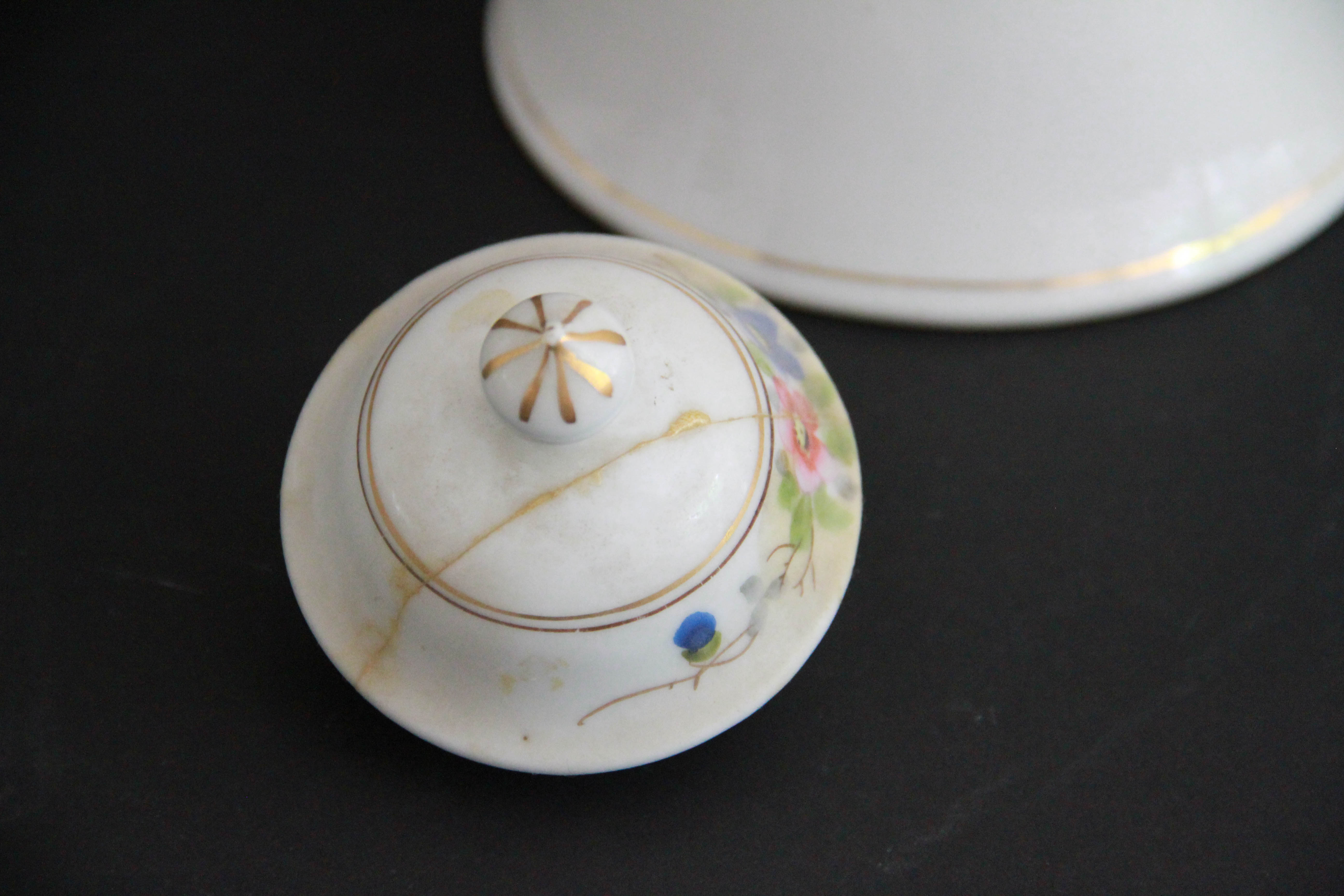 Floral Print China Featuring Nippon