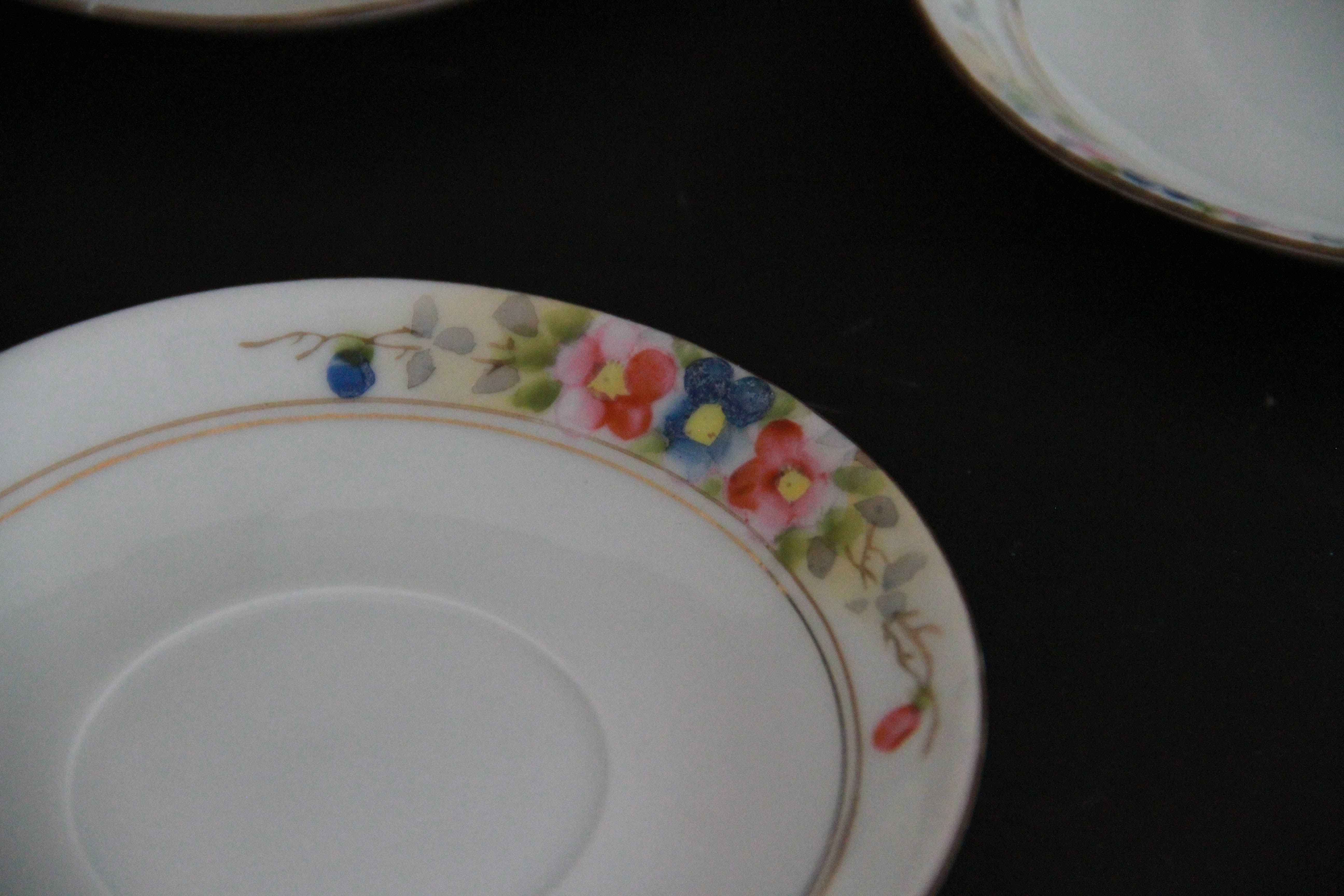 Floral Print China Featuring Nippon