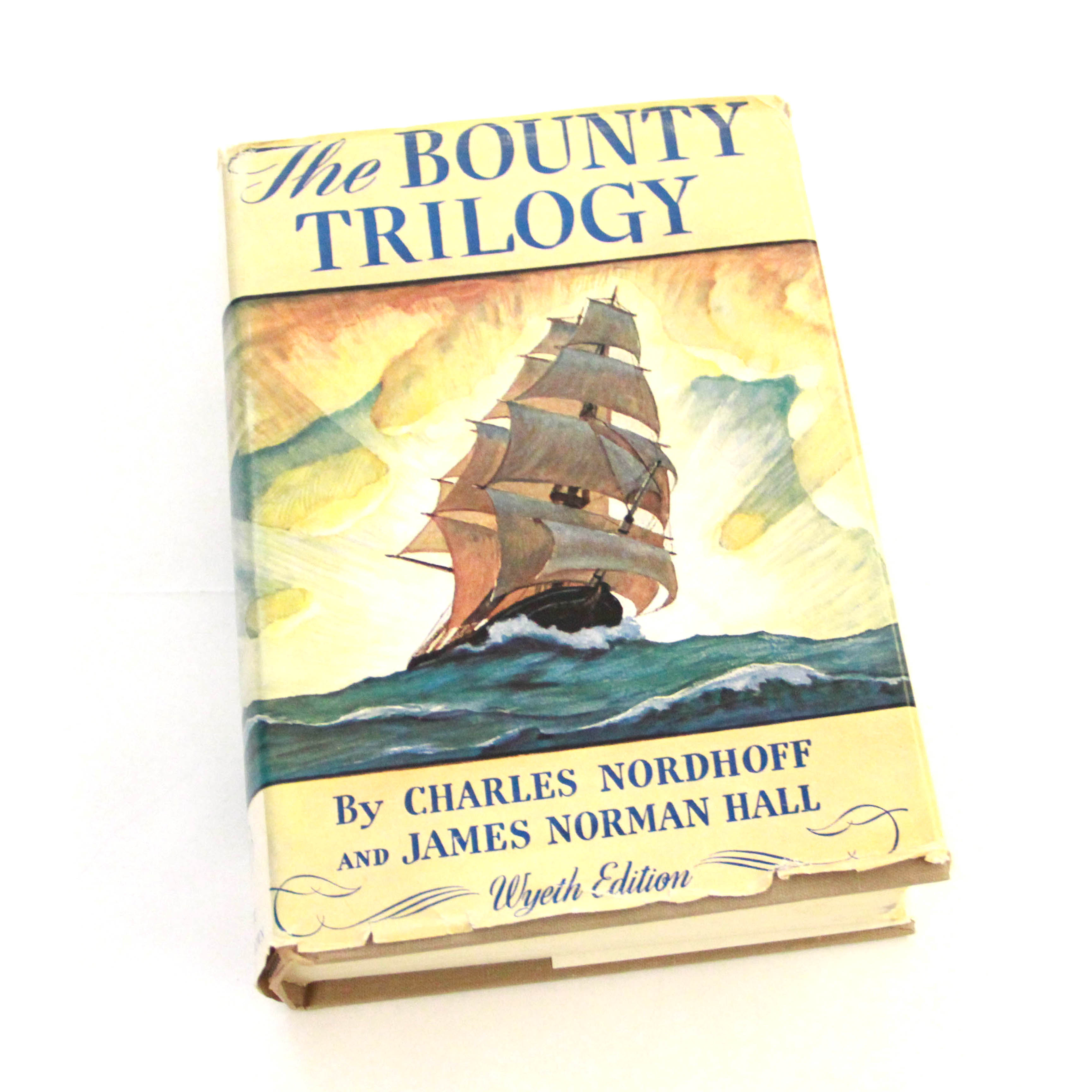 1951 "The Bounty Trilogy" Wyeth Edition by Charles Nordhoff and James Norman Hall