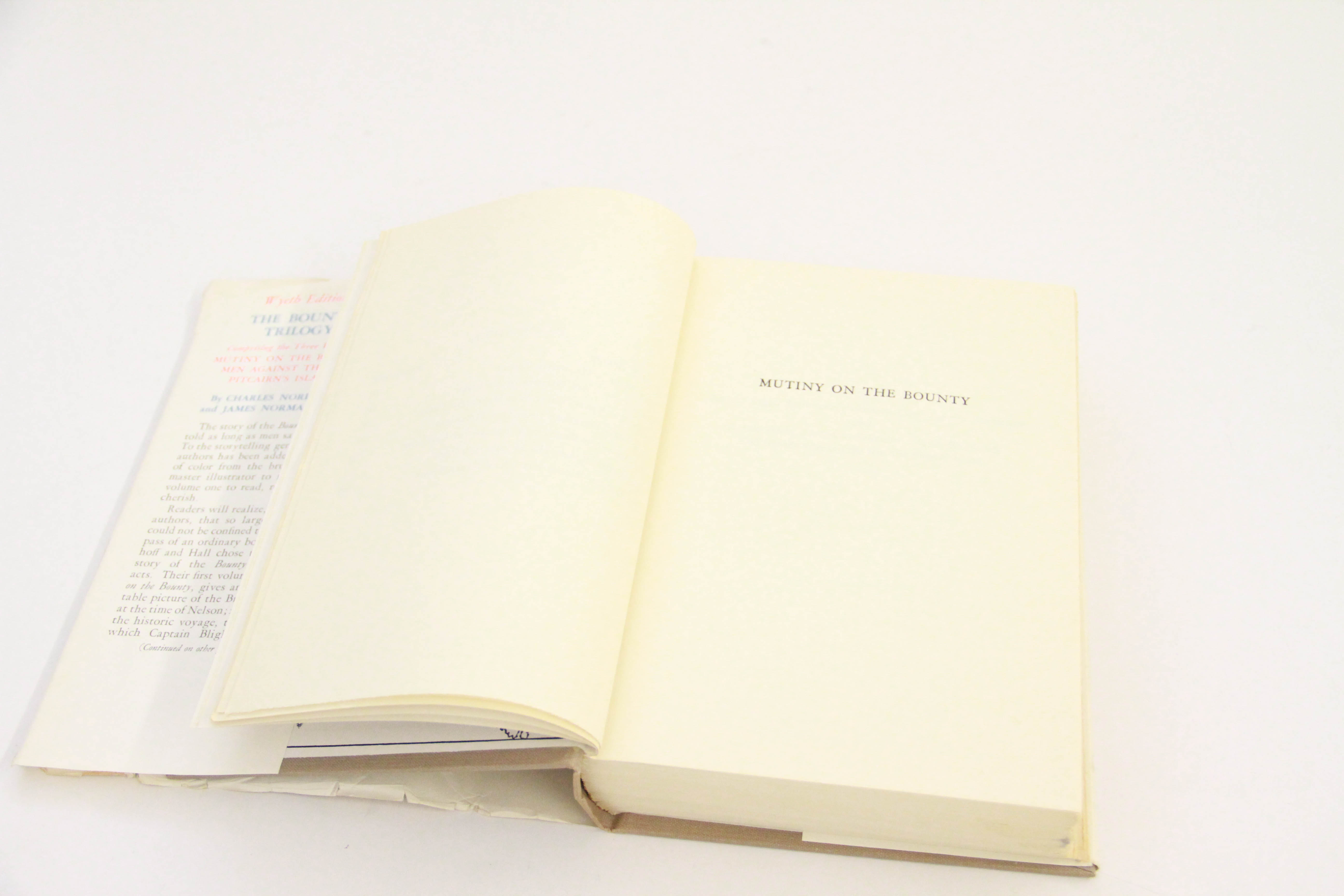 1951 "The Bounty Trilogy" Wyeth Edition by Charles Nordhoff and James Norman Hall