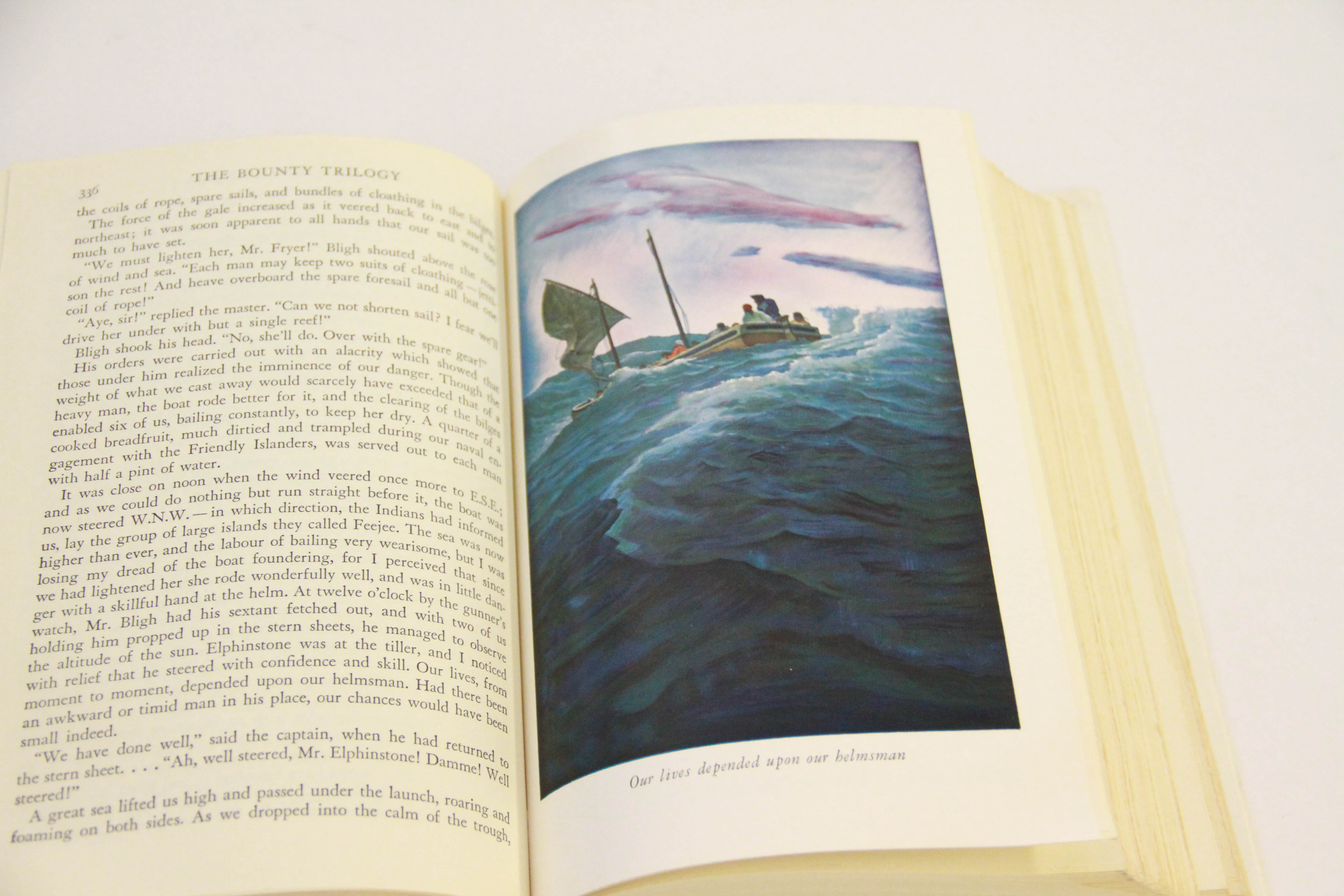 1951 "The Bounty Trilogy" Wyeth Edition by Charles Nordhoff and James Norman Hall