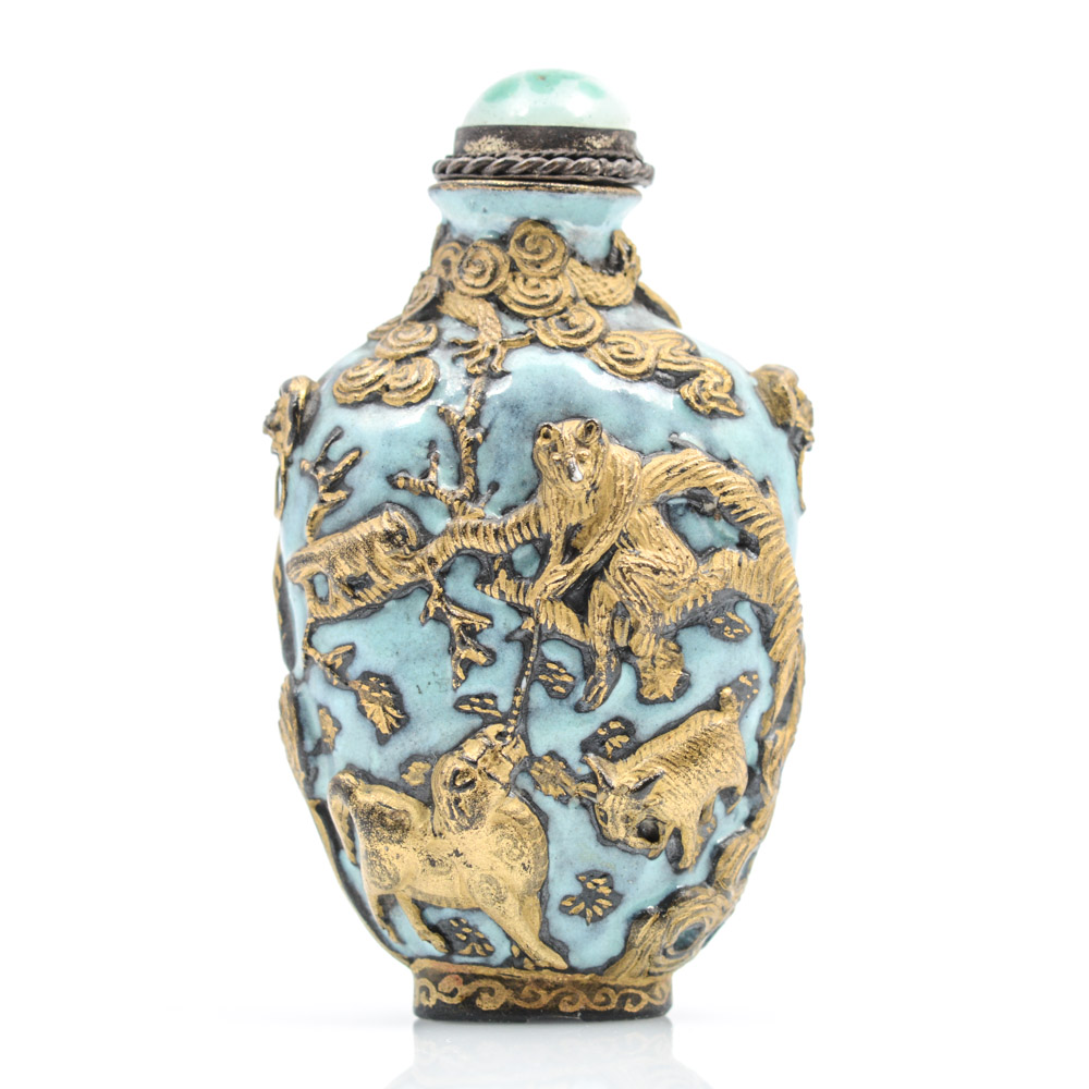 Antique Chinese Porcelain Snuff Bottle