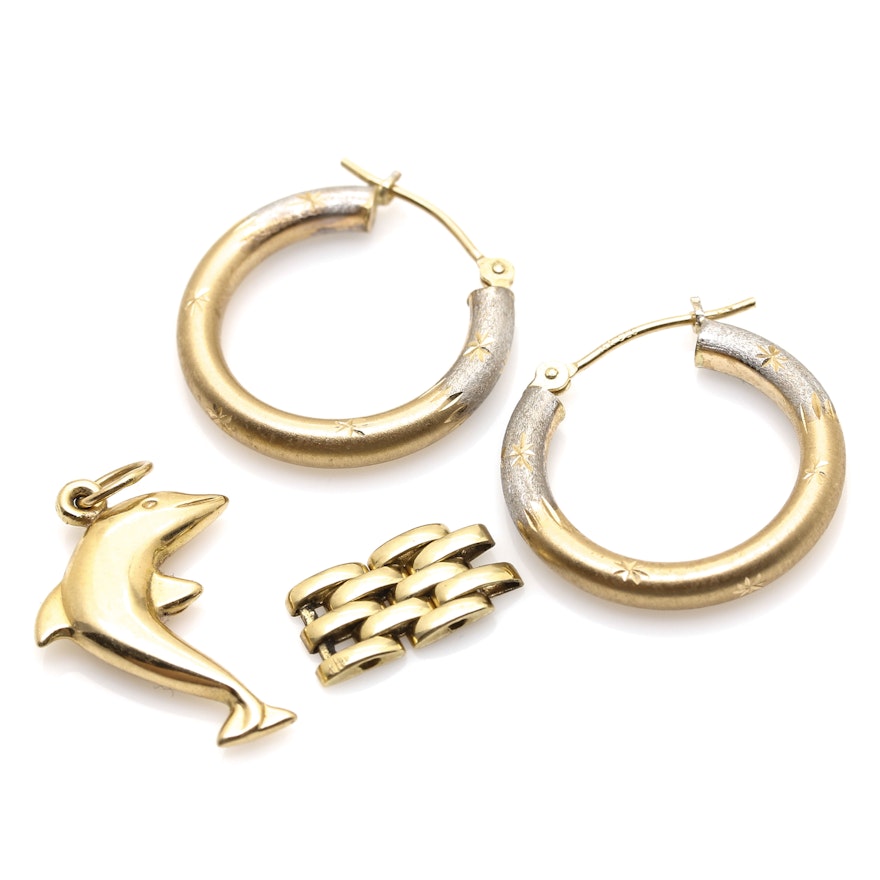 14K Two-Tone Gold Jewelry Assortment