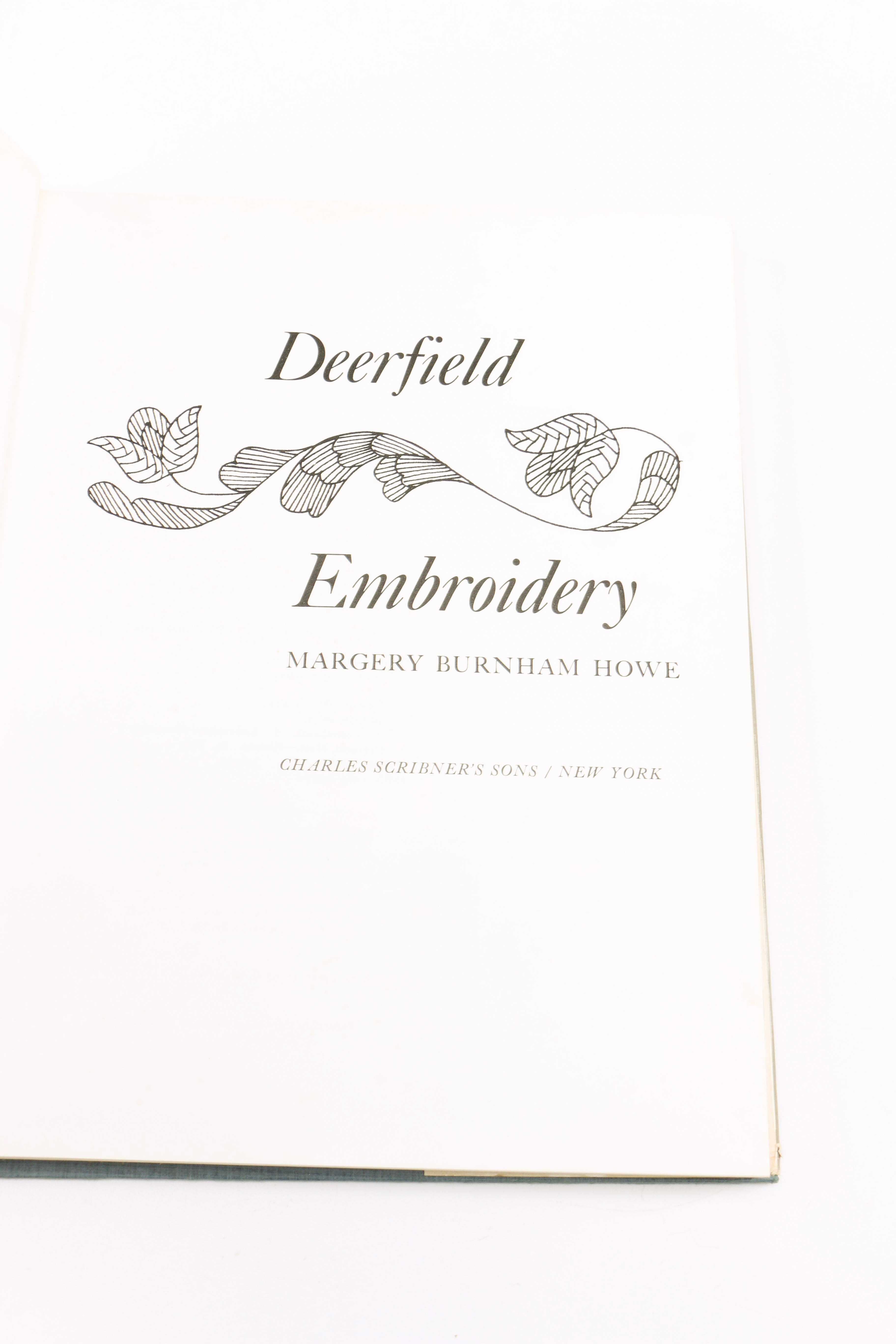 1976 "Deerfield Embroidery" by Margery Burnham Howe
