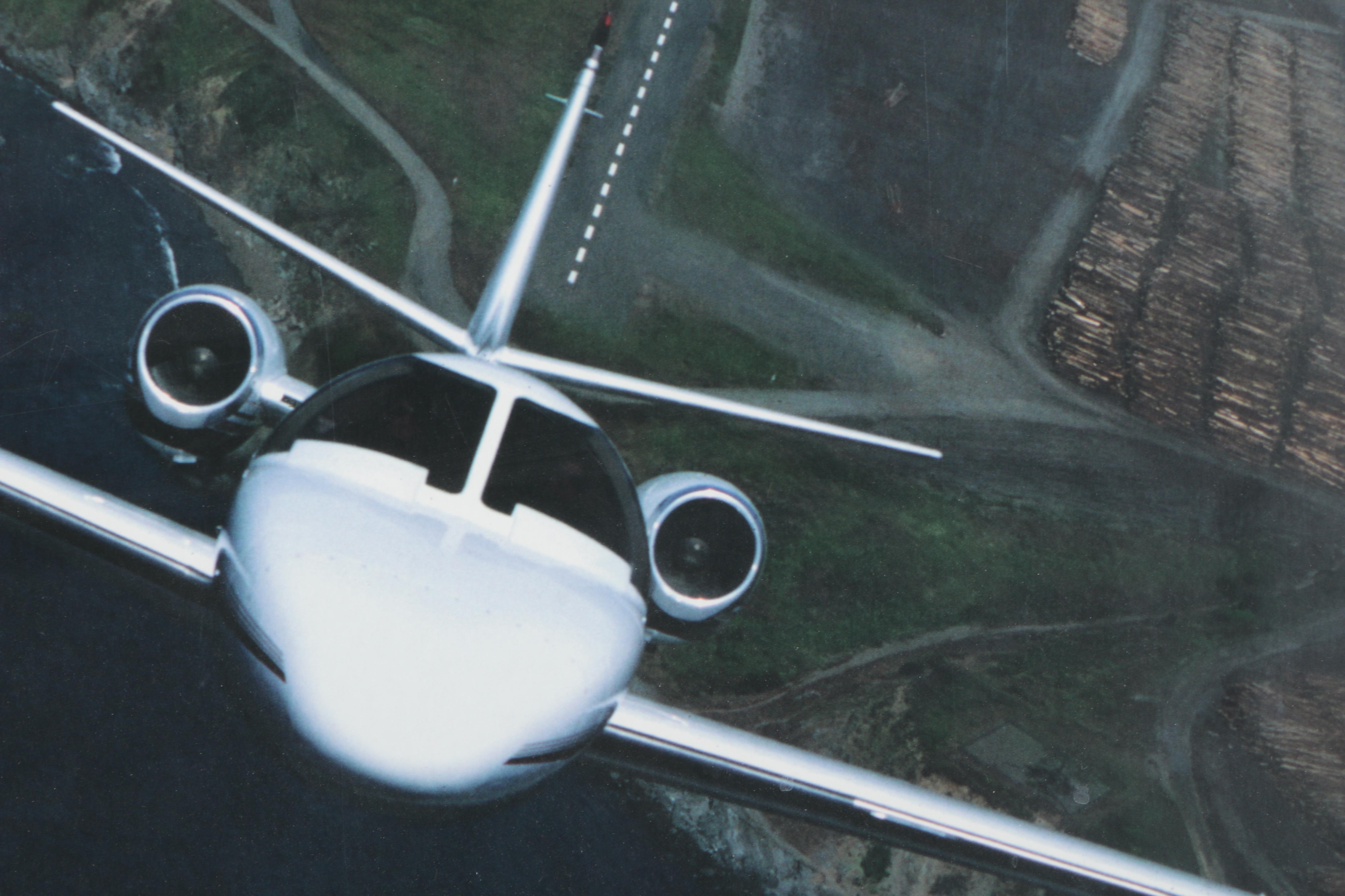 Offset Lithograph Of Plane