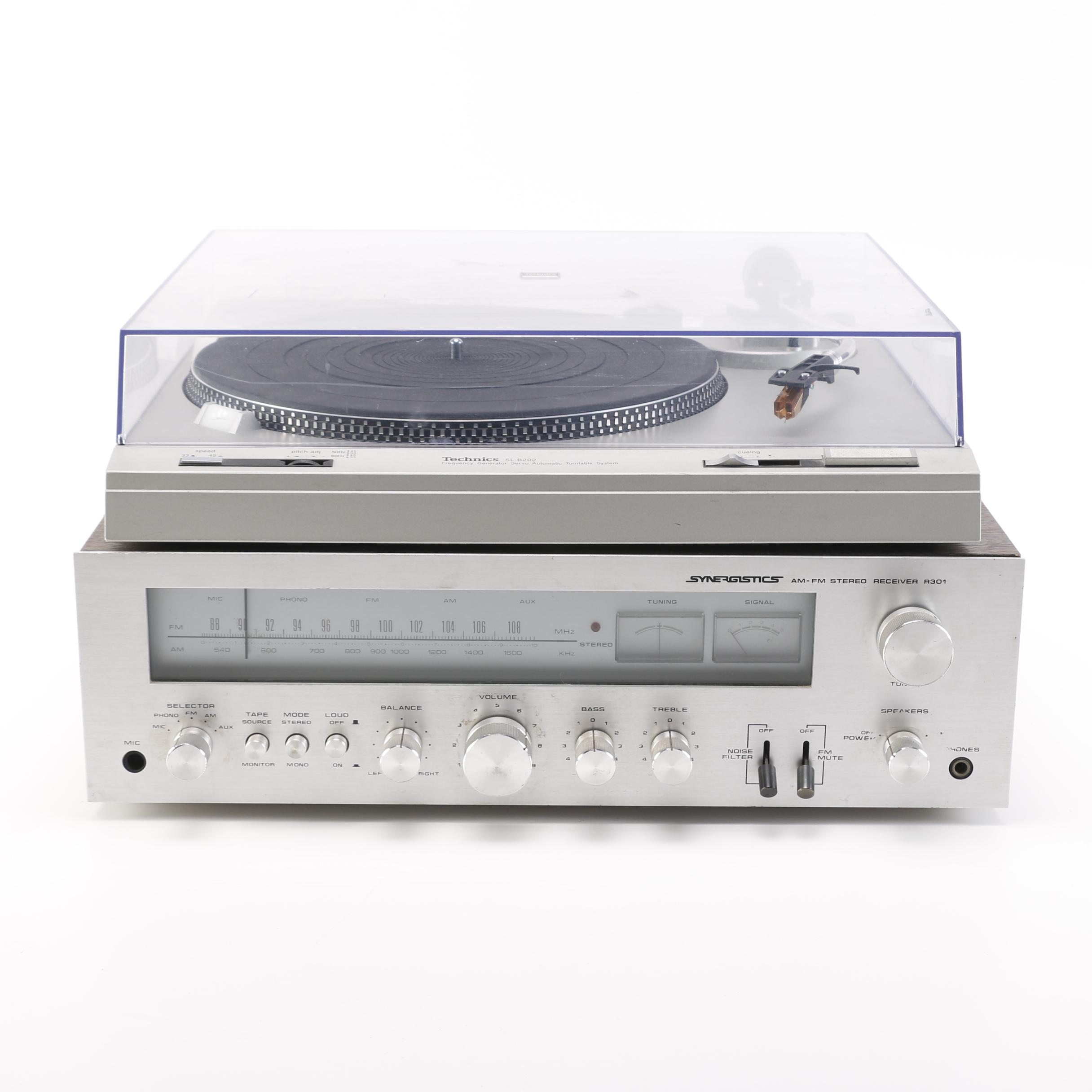Technics Turntable and Synergistics Receiver