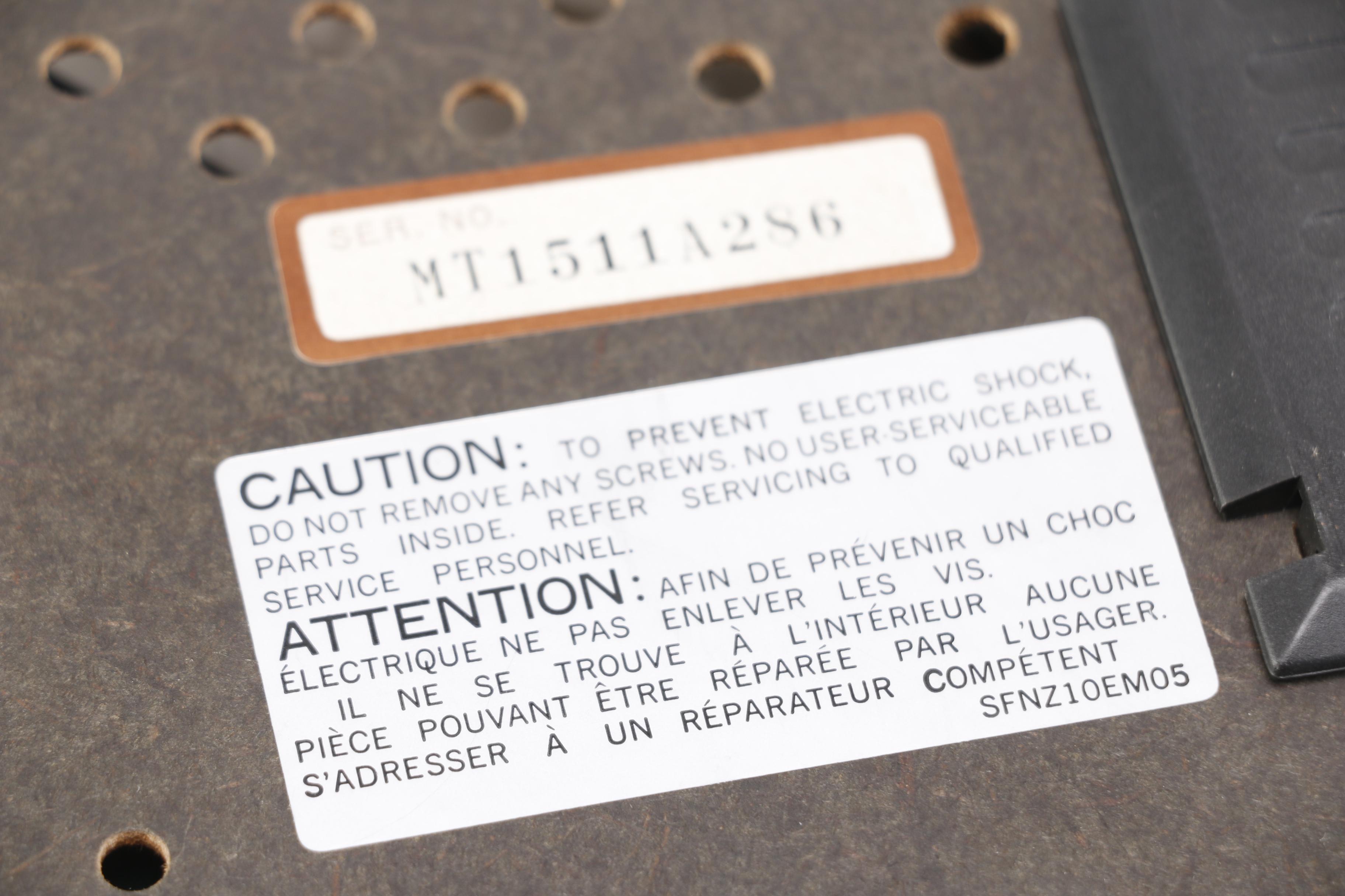 Technics Turntable and Synergistics Receiver