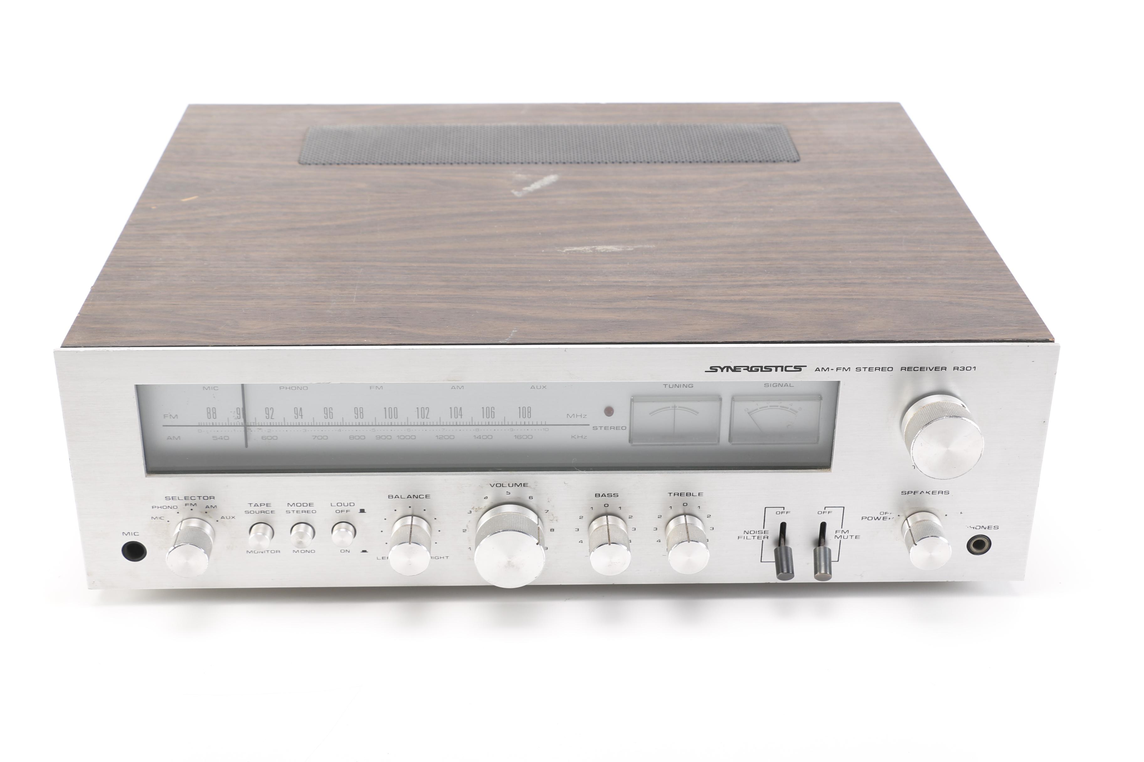 Technics Turntable and Synergistics Receiver