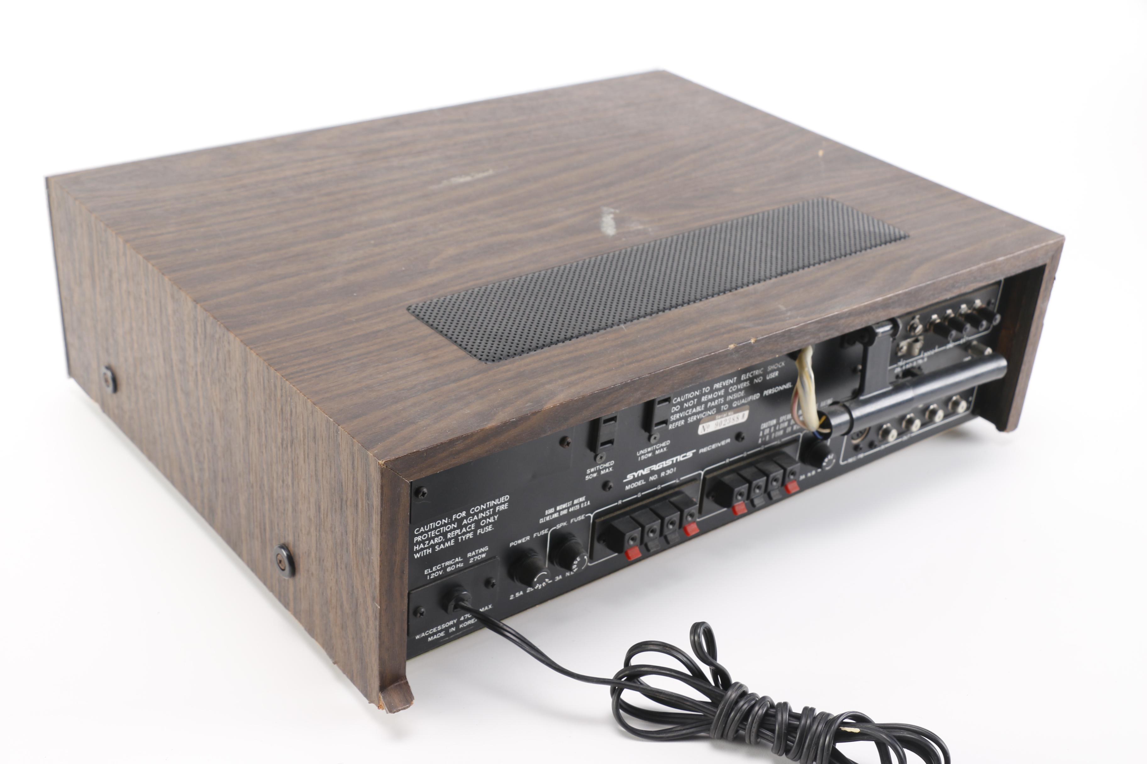 Technics Turntable and Synergistics Receiver