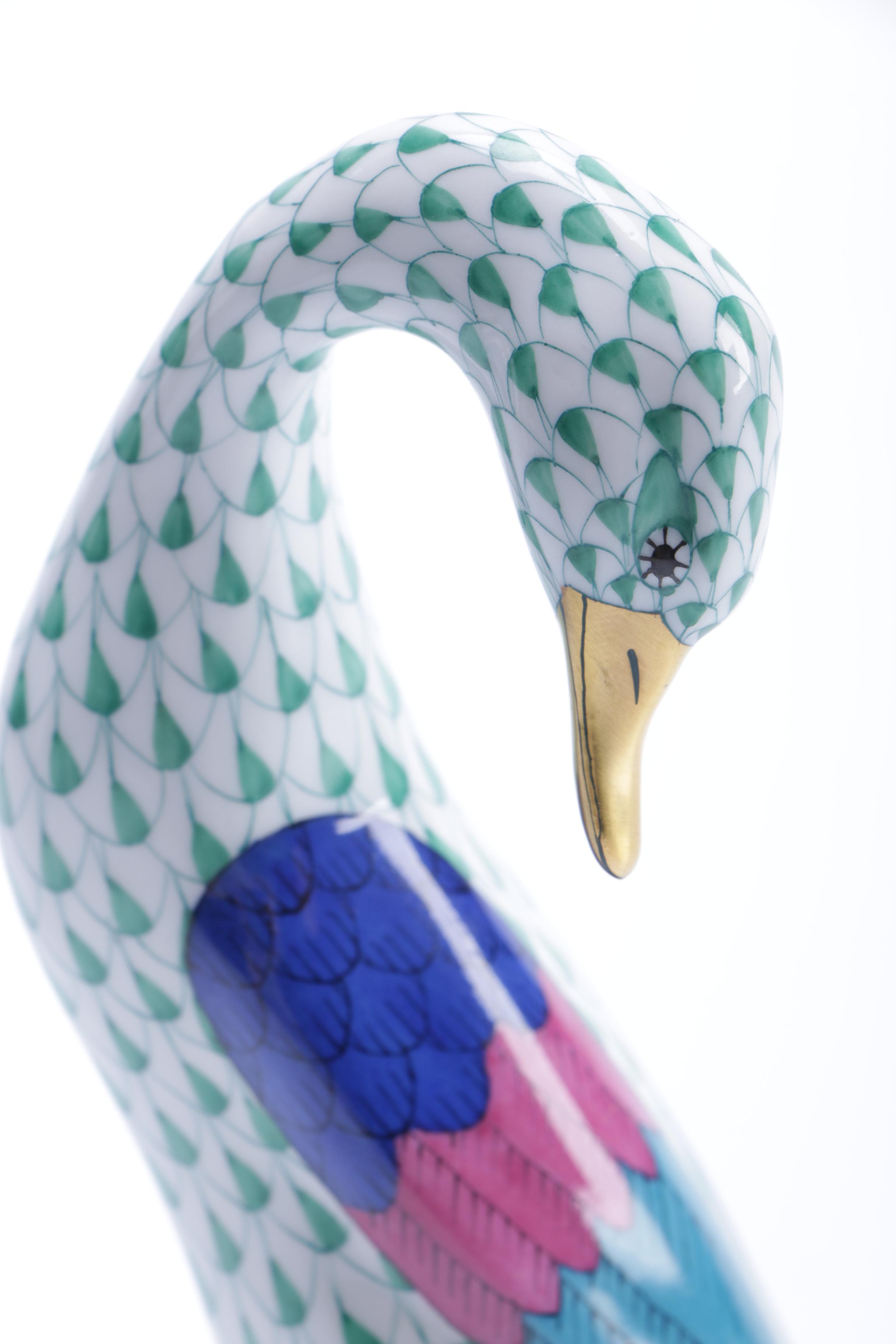 Herend Goose Figurine