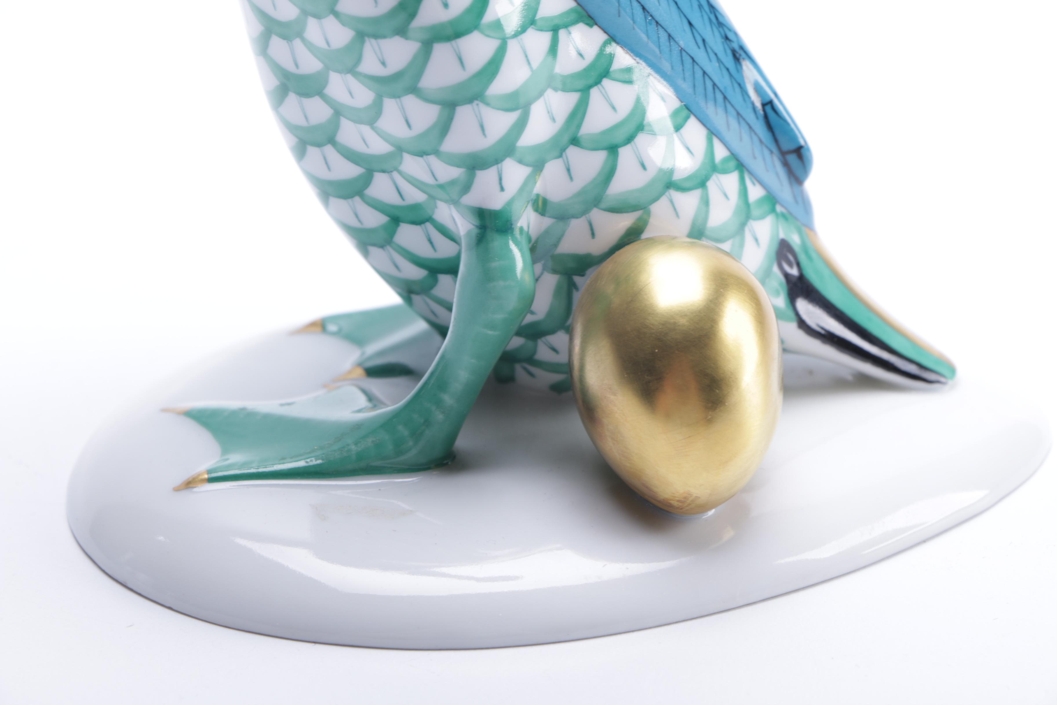 Herend Goose Figurine