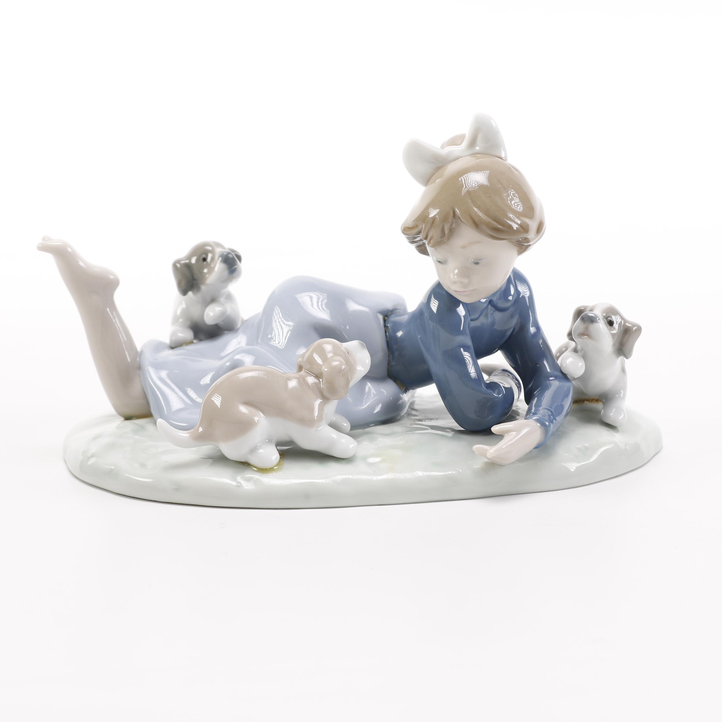 Lladro "Playful Romp" Figurine