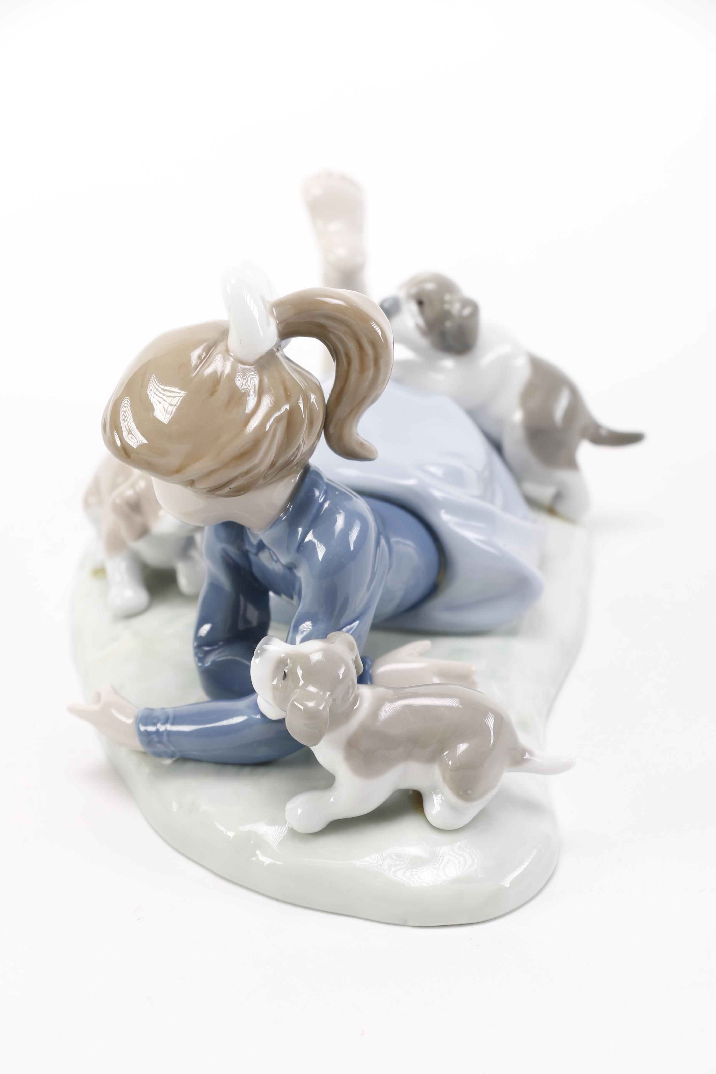 Lladro "Playful Romp" Figurine