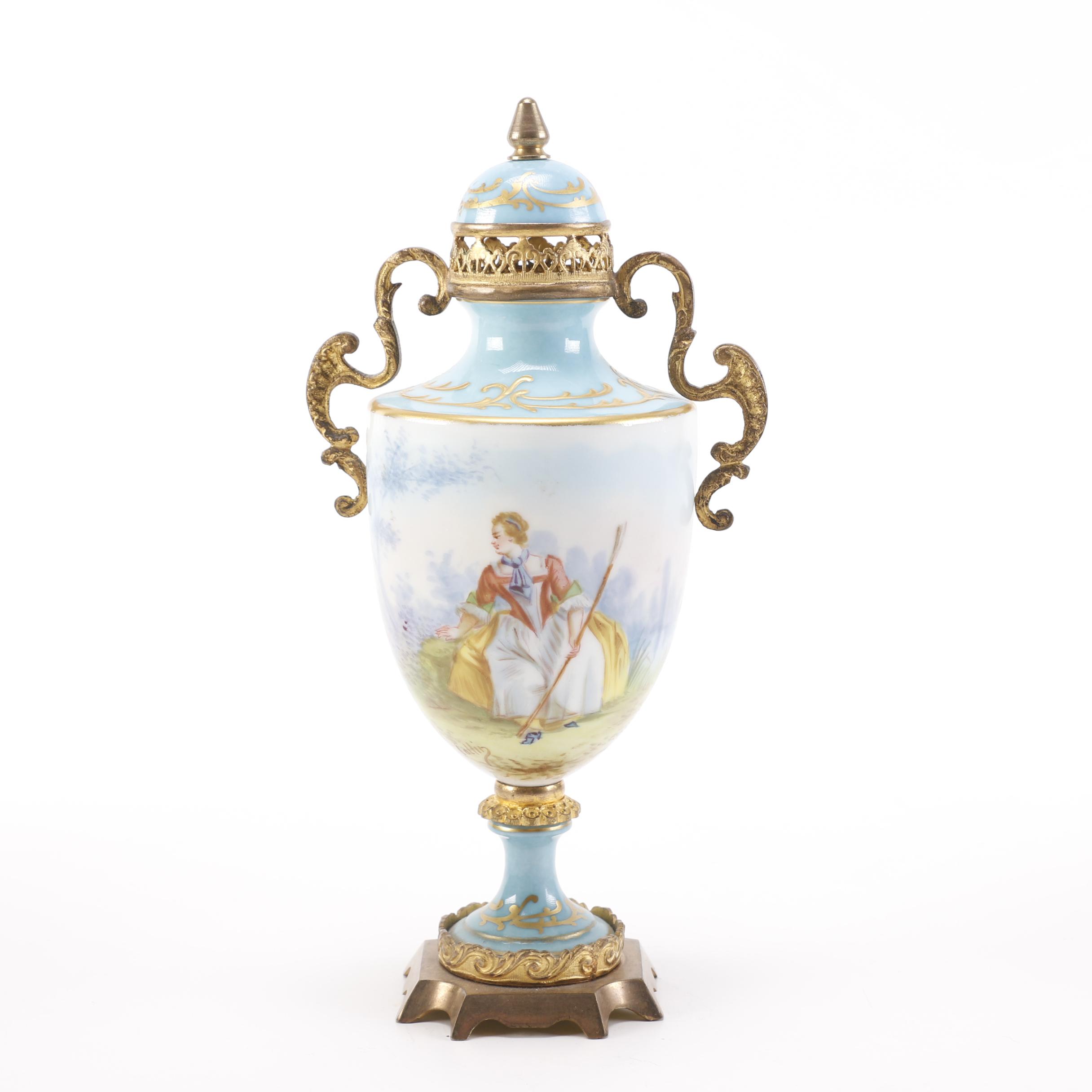 Antique Sèvres Porcelain Urn