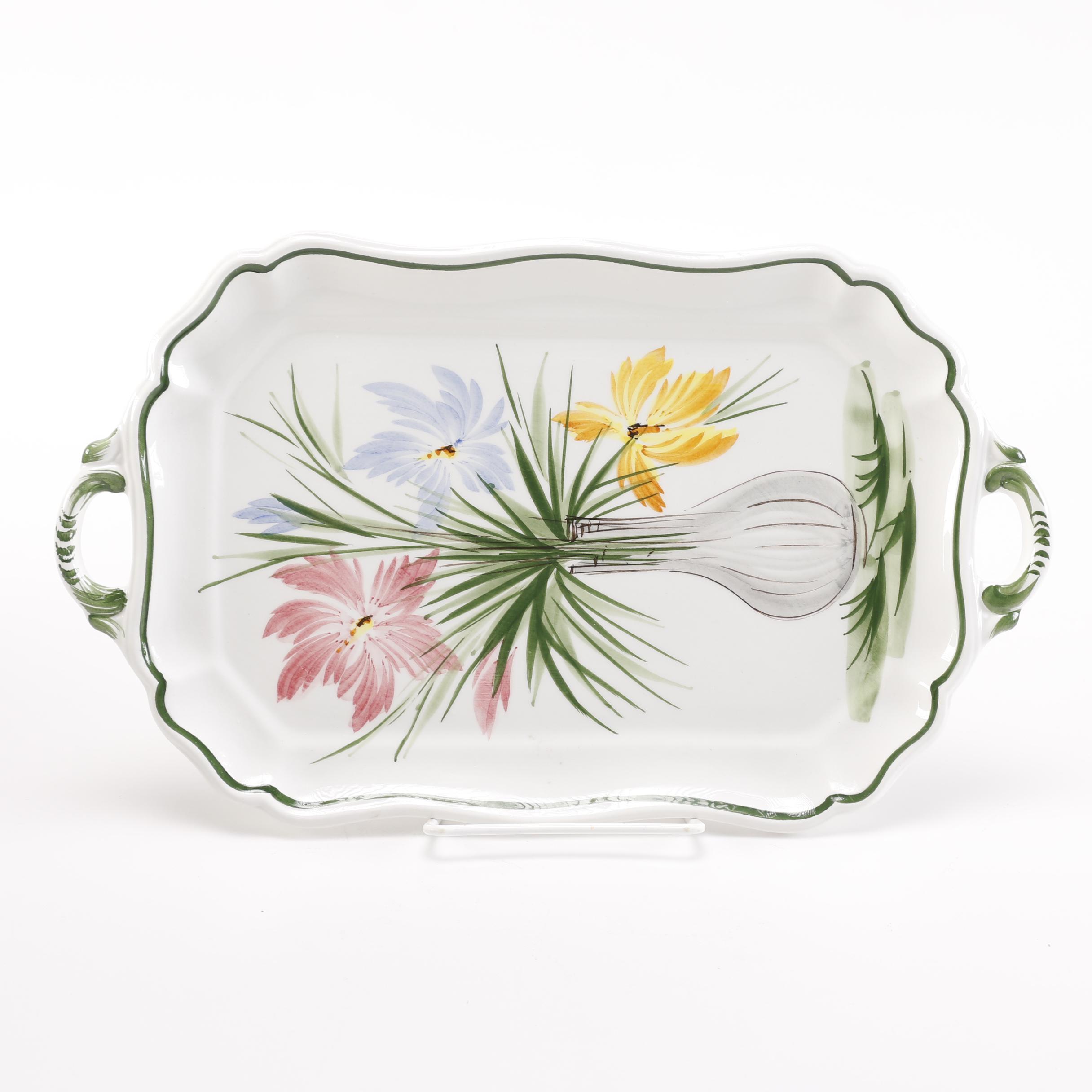 Hand-Painted Italian Tray