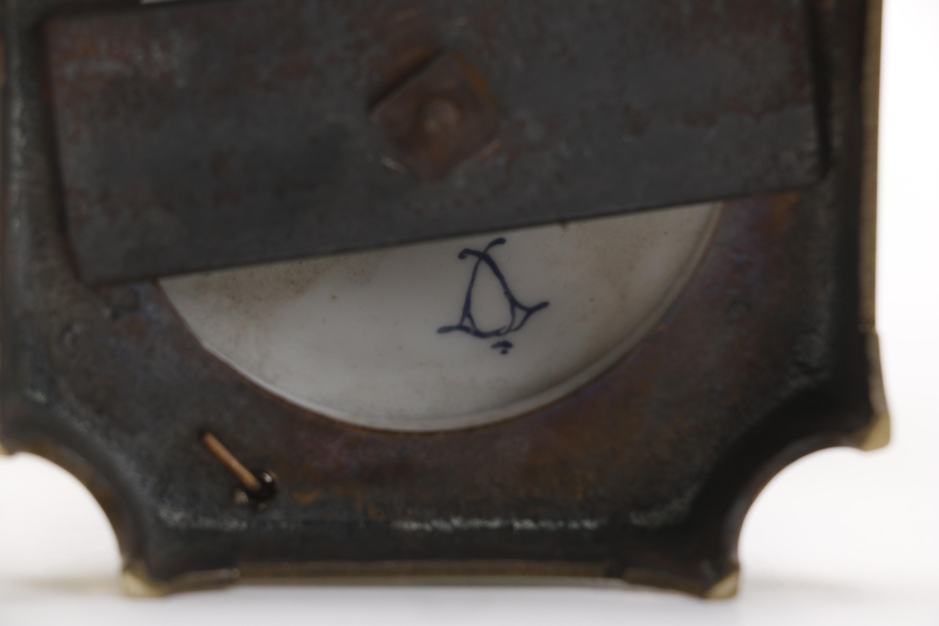 Pair of Reproduction Mounted Hand-Painted Porcelain French Urns