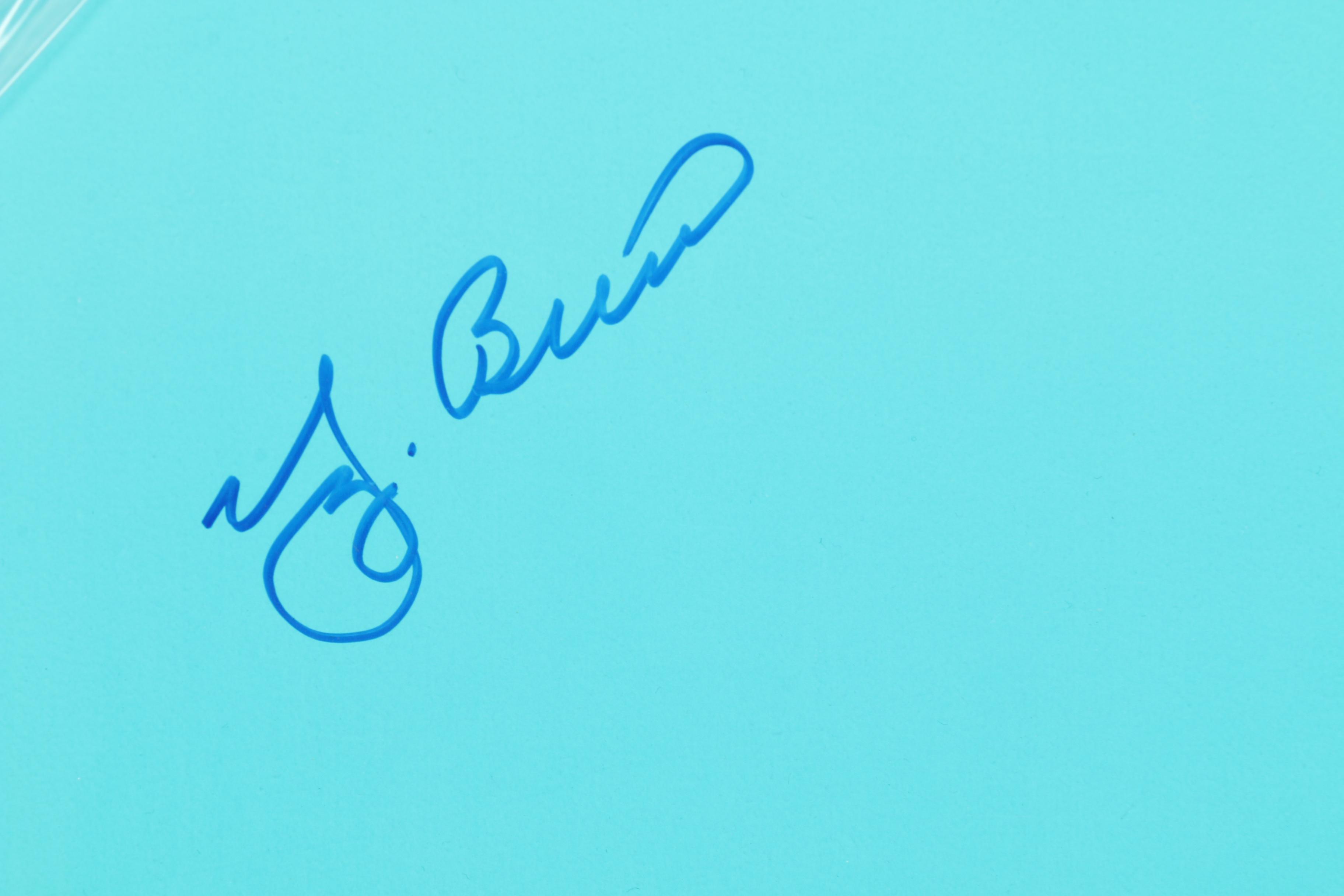 Autographed Yogi Berra Poster