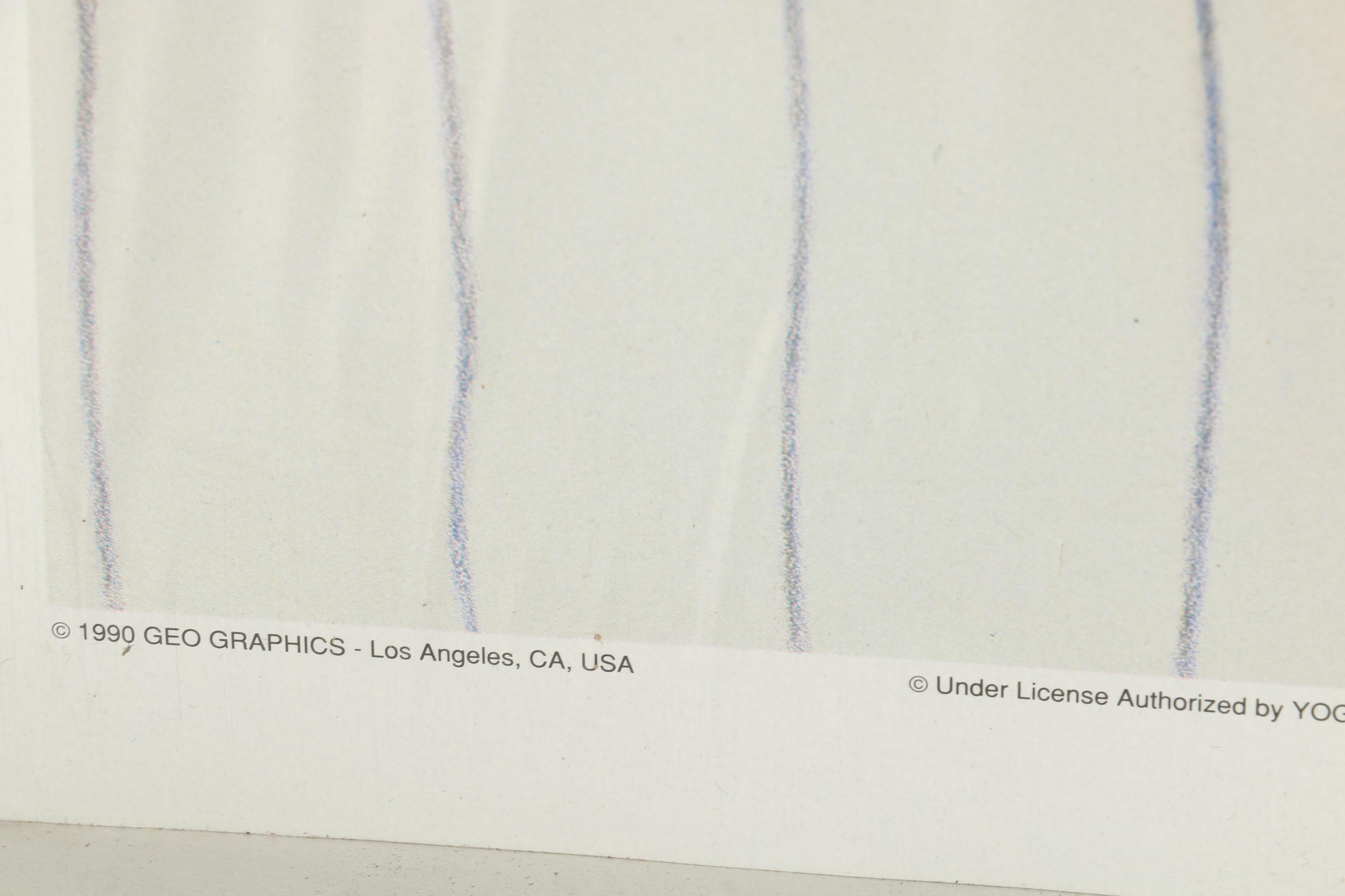 Autographed Yogi Berra Poster