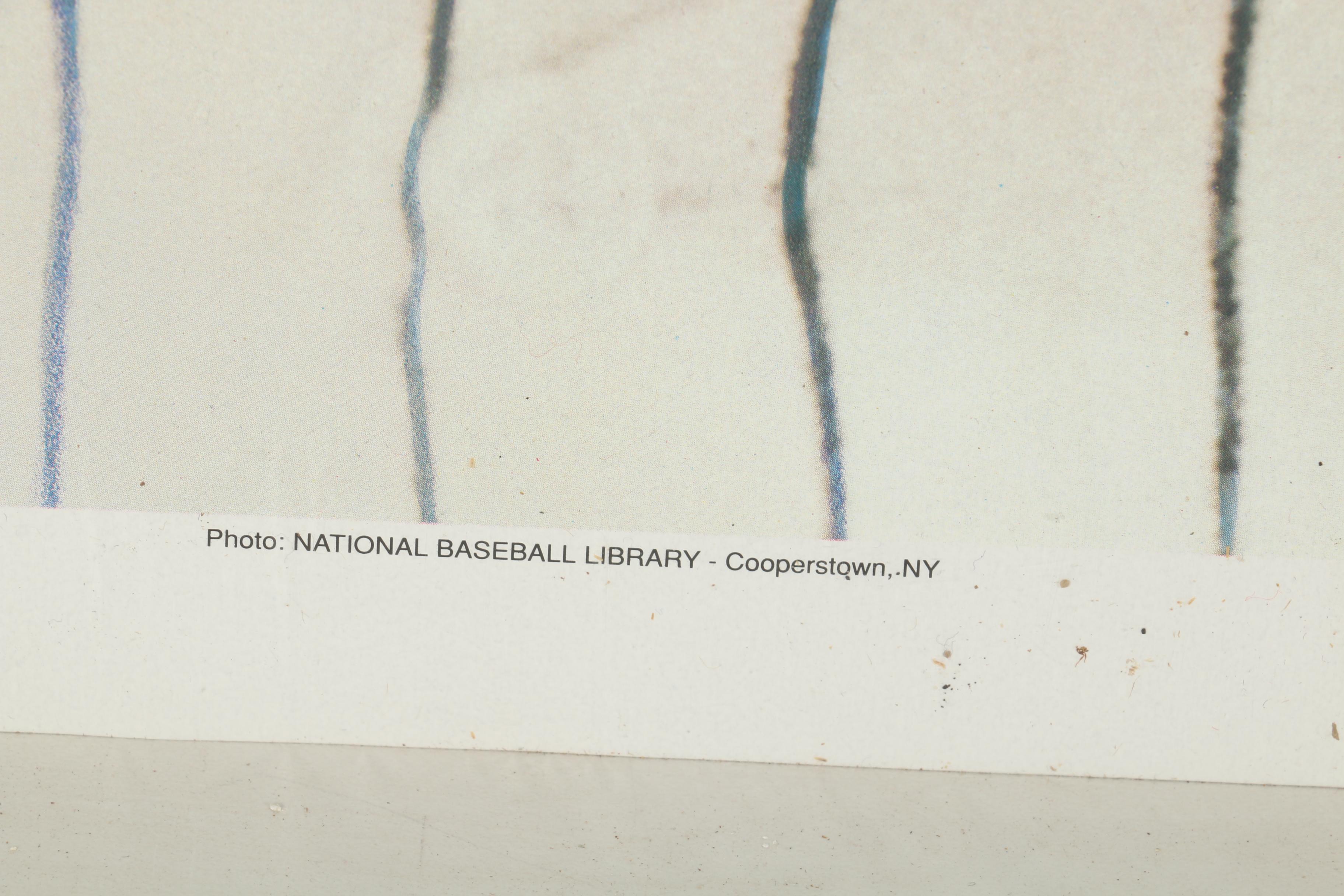 Autographed Yogi Berra Poster