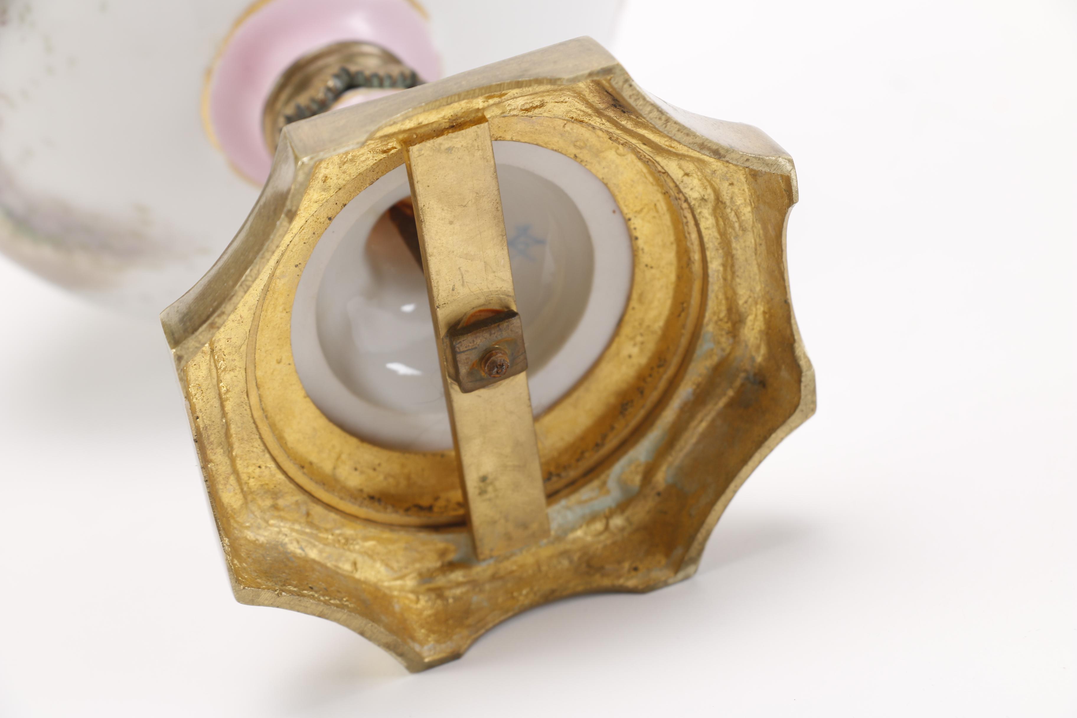 Vintage Mounted Sevres-Style Urn